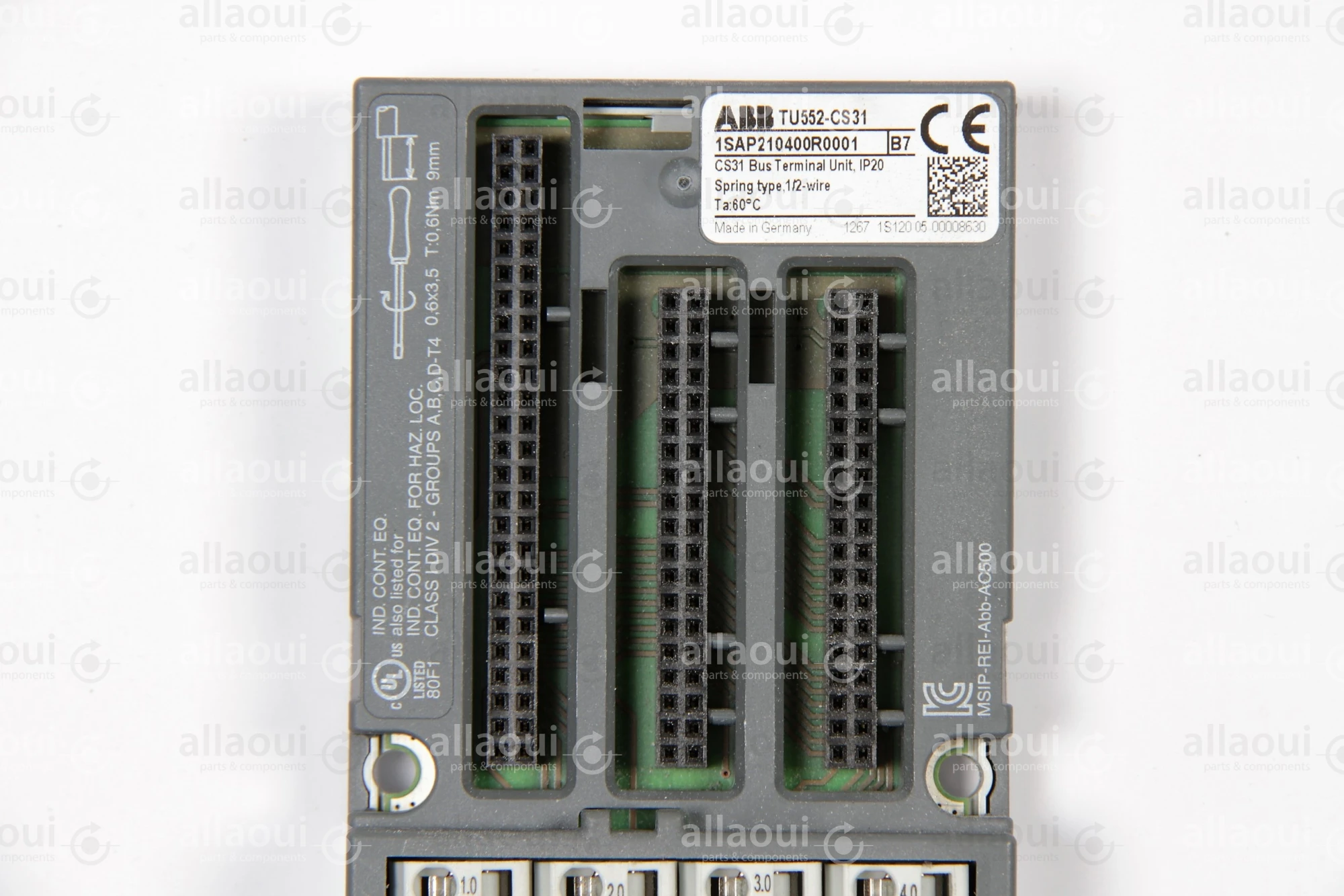 ABB Bus Terminal Block TU552-CS31 ABB Bus Terminal Block TU552-CS31