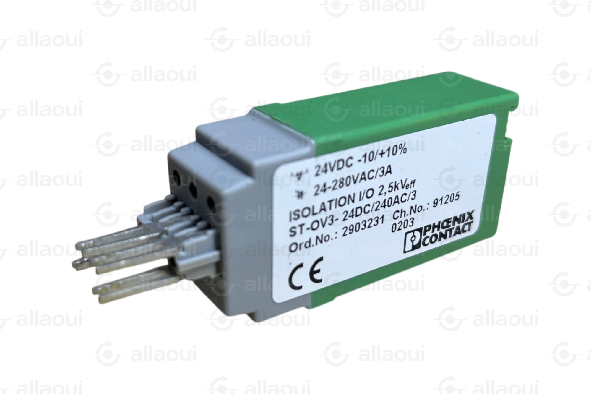 Phoenix Contact Solid State Relay ST-OV3 24DC/240AC/3 3A 280VAC 2903231 Phoenix Contact Solid State Relay ST-OV3 24DC/240AC/3 3A 280VAC 2903231