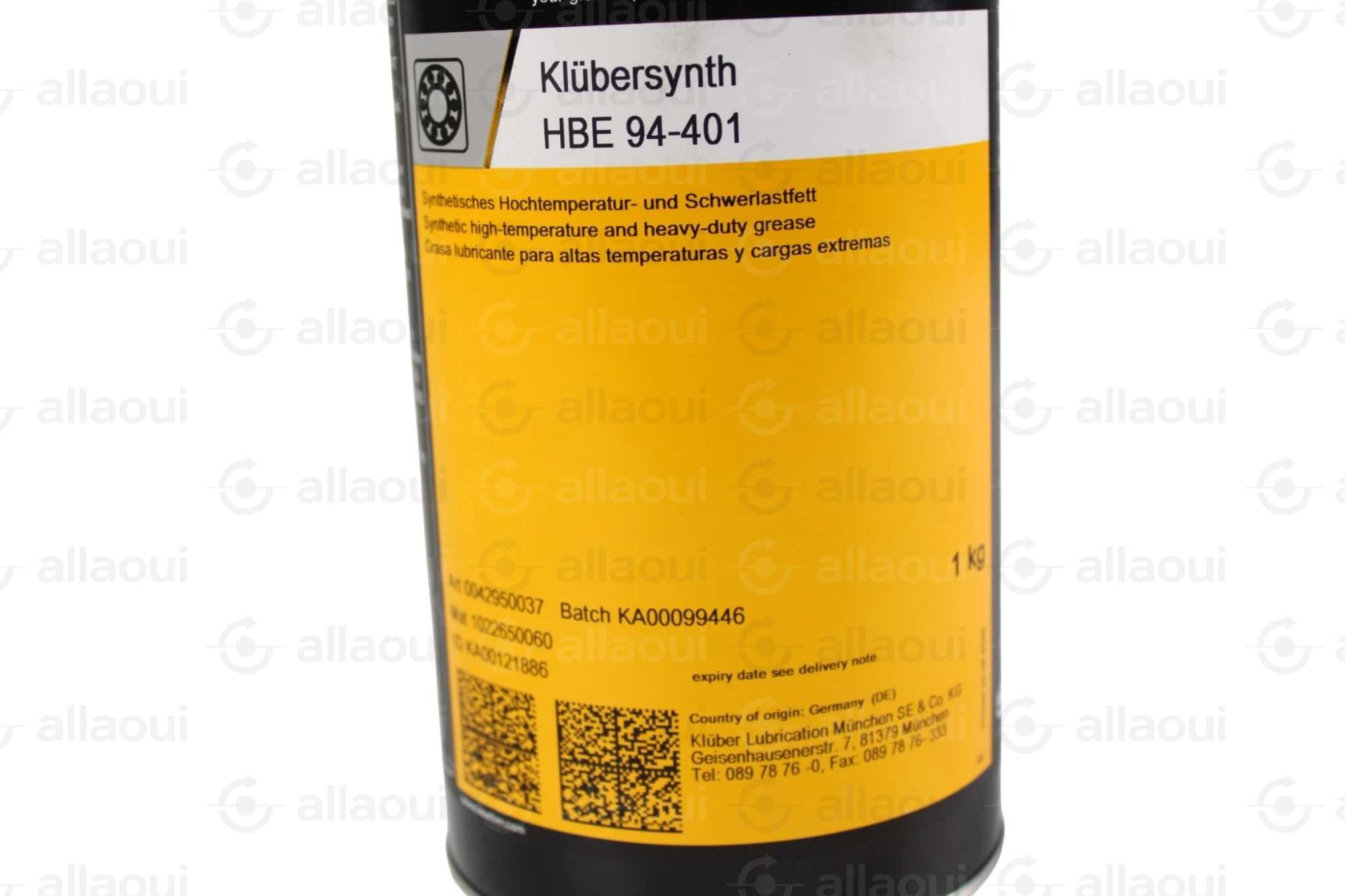 Klüber Synthetic Heavy Duty Grease HBE-94-401