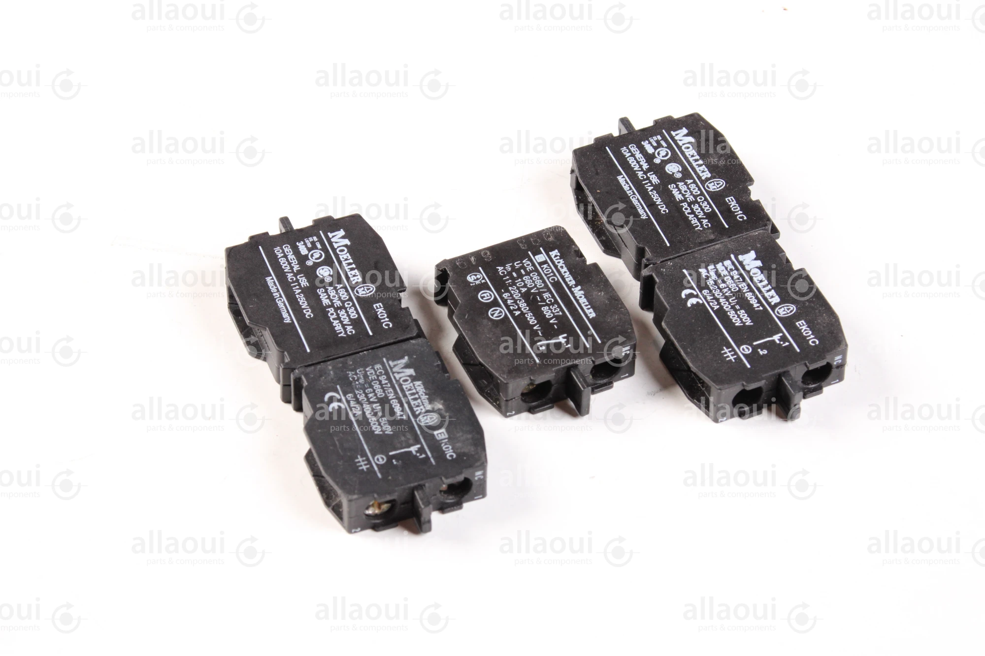 Moeller Contact element 10A 600V AC/1A 250V DC NC (5Pieces) IEC947/EN60947 5 stück Moeller Contact element 10A 600V AC/1A 250V DC NC (5Pieces) IEC947/EN60947 5 stück