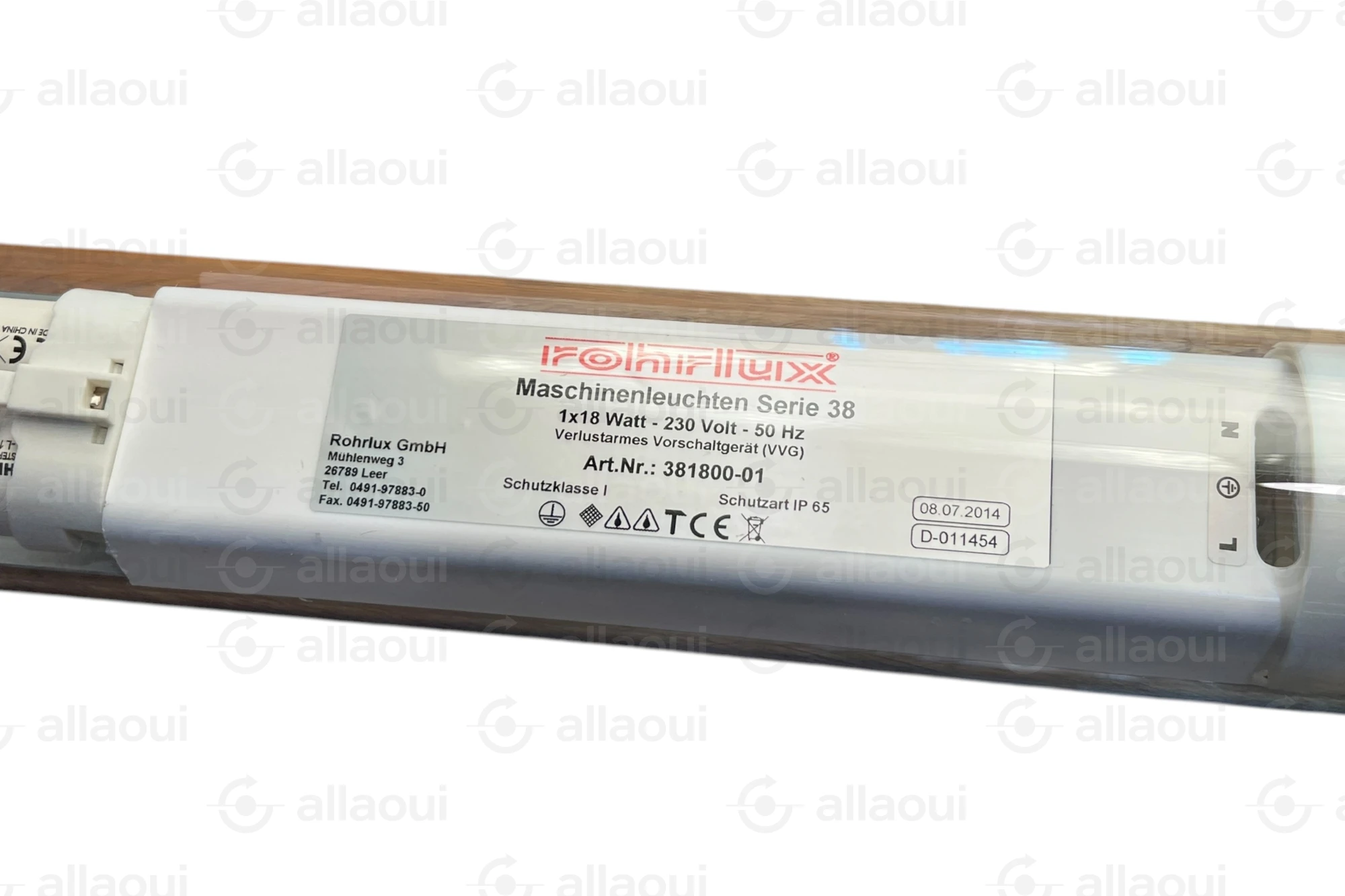 Rohrlux Machine Lamp Series 38 381800-01 Rohrlux Machine Lamp Series 38 381800-01