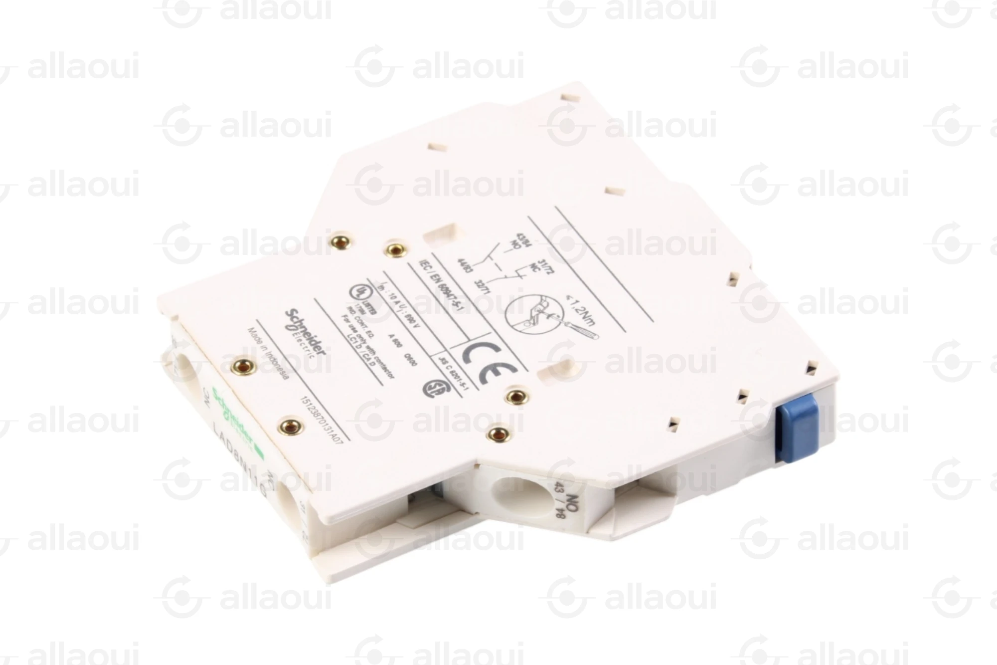 Schneider Electric Lateral Auxiliary Contact Block LAD8N11G