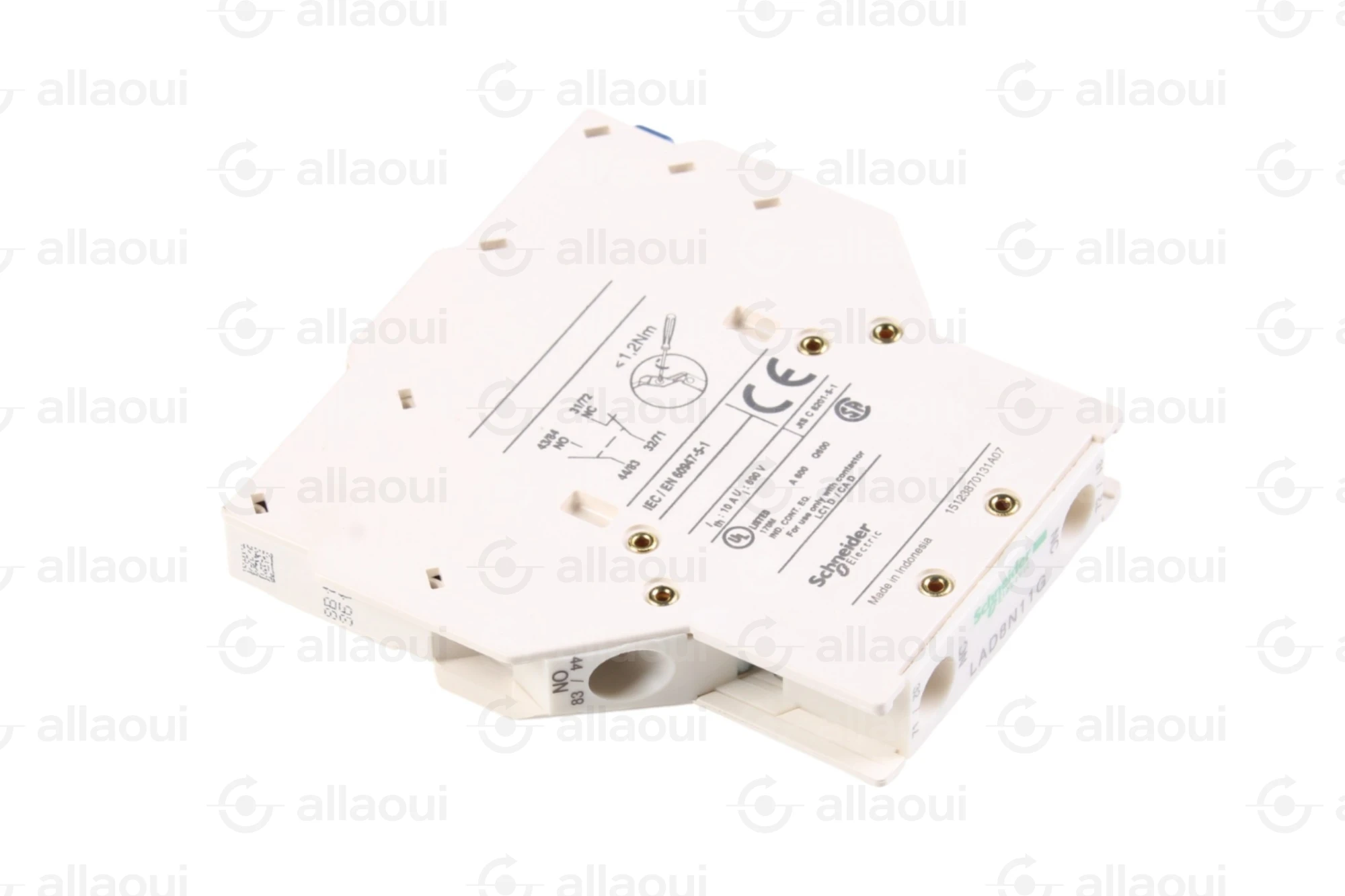 Schneider Electric Lateral Auxiliary Contact Block LAD8N11G