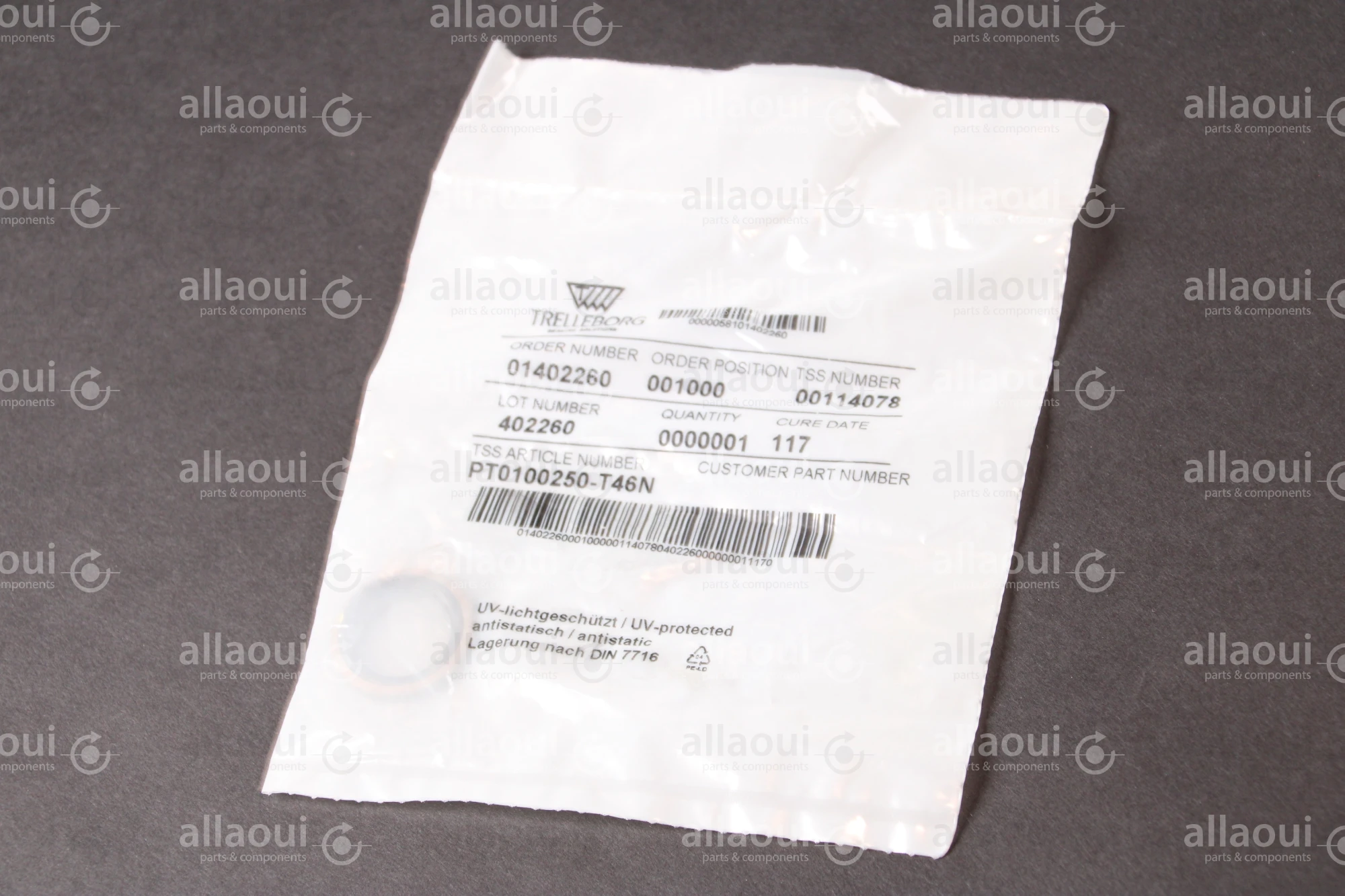 Trelleborg Glydring PT0100250-T46N Trelleborg Glydring PT0100250-T46N