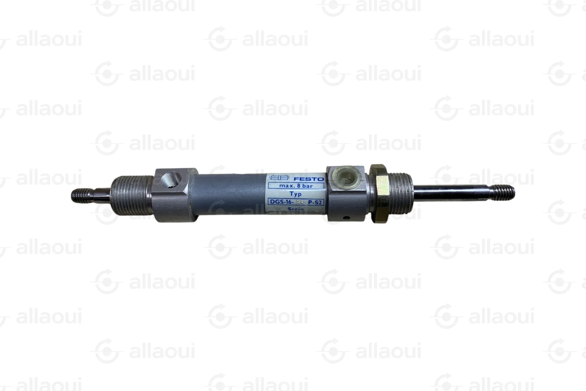 Festo Pneumatic Cylinder 16mm Bore 25mm Stroke Double-Acting DGS-16-25-P-S2 Festo Pneumatic Cylinder 16mm Bore 25mm Stroke Double-Acting DGS-16-25-P-S2