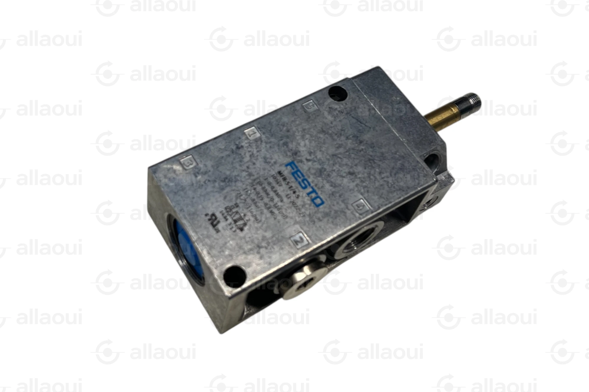 Festo Solenoid Valve 5/2-way Single Solenoid Normally Closed External Pilot Air 0-8 BAR MFH-5-1/4-S