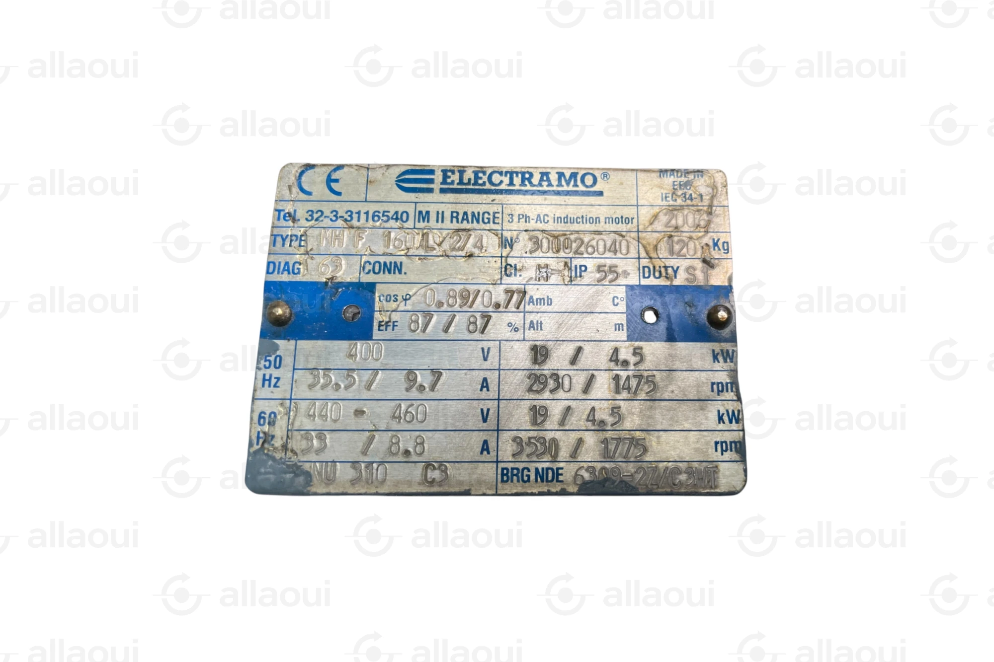 Electramo Motor MH F 160/L 2/4 Electramo Motor MH F 160/L 2/4