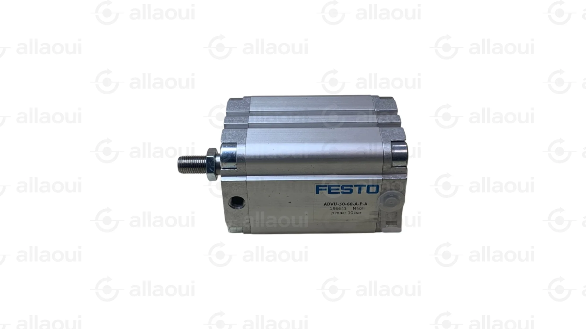 Festo Compact Cylinder 50mm Bore 60mm Stroke Elastomeric Dampening ADVU-50-60-A-P-A