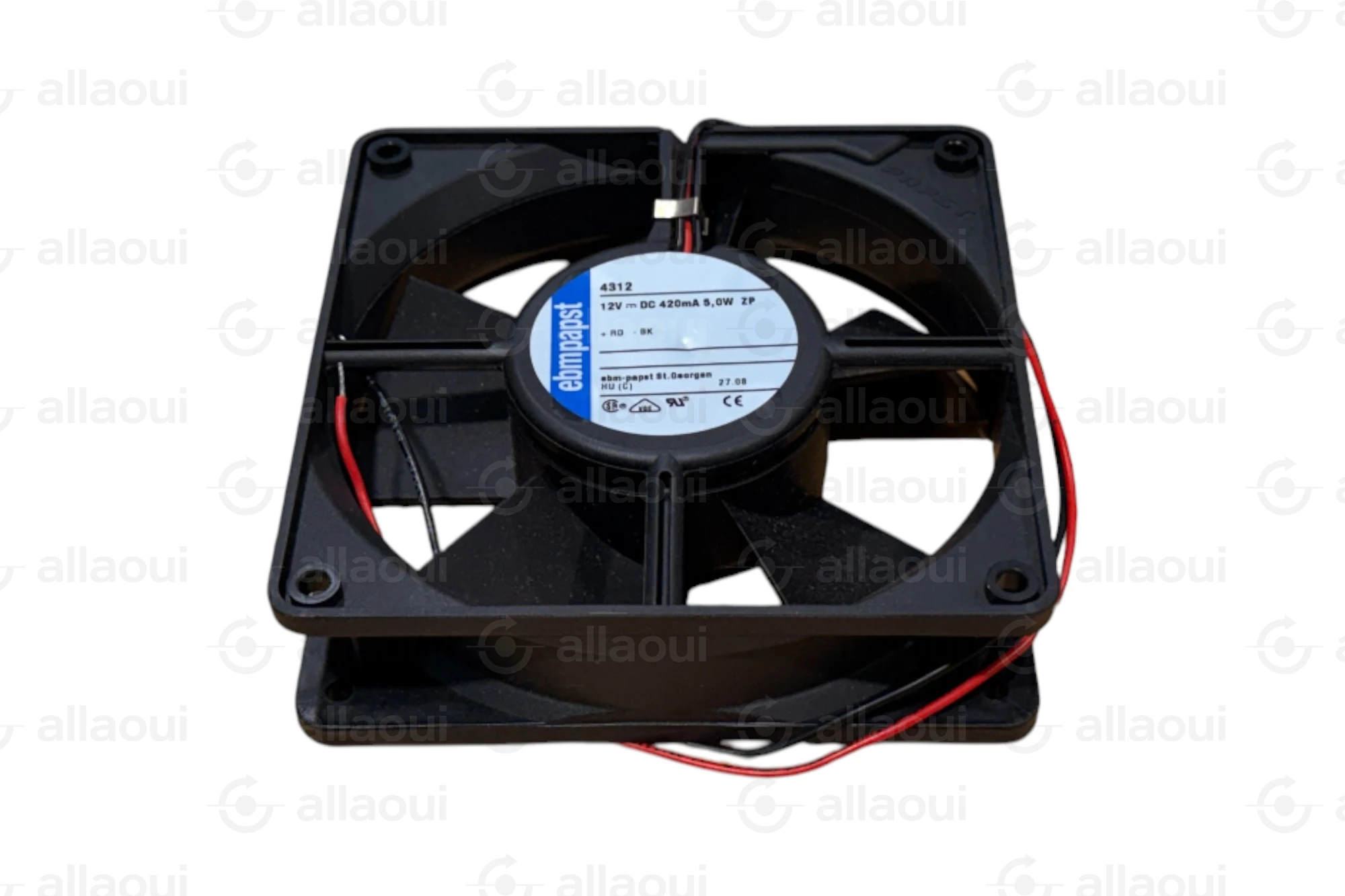 EBM PAPST Axial Fan 119x119x32mm 12V DC 2800 RPM 170 m³/h 4312 EBM PAPST Axial Fan 119x119x32mm 12V DC 2800 RPM 170 m³/h 4312