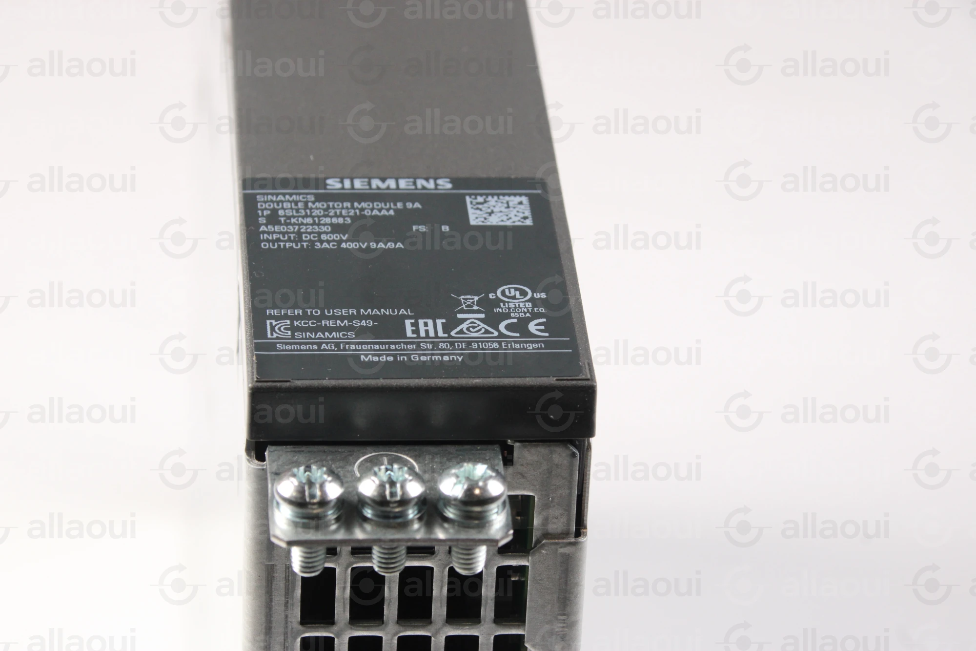 Siemens Sinamics Double Motor Module 6SL3120-2TE21-0AA3 Siemens Sinamics Double Motor Module 6SL3120-2TE21-0AA3