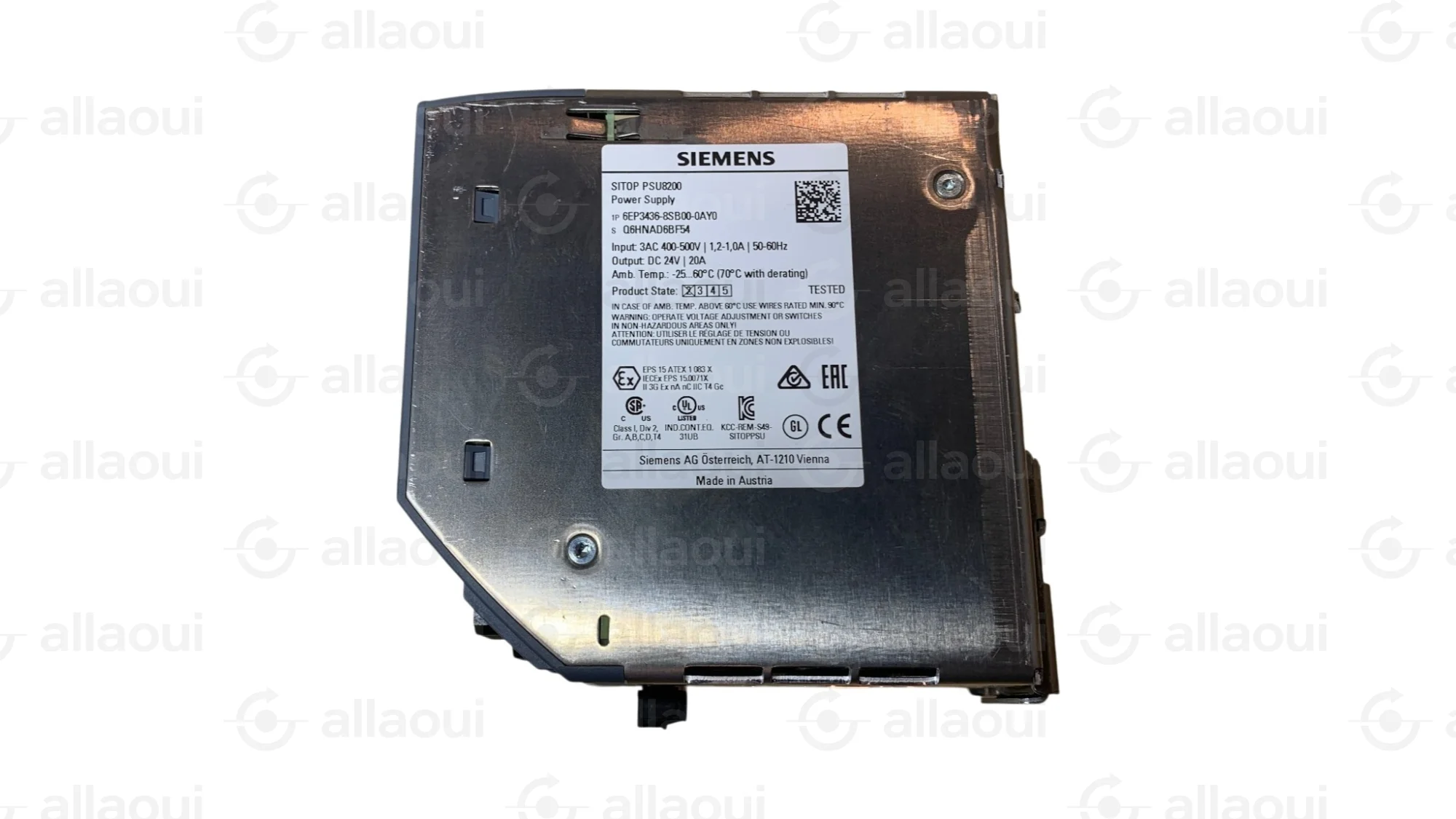Siemens SITOP PSU8200 3-Phase Power Supply 24V DC 20A 480W 6EP3436-8SB00-0AY0