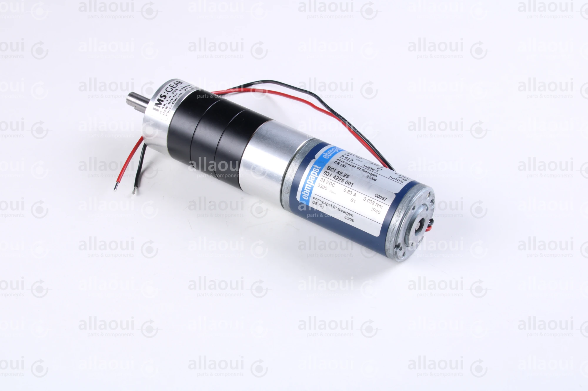 EBM PAPST Geared motor 9414225160/9314225001 24 VDC BCI 42.25 EBM PAPST Geared motor 9414225160/9314225001 24 VDC BCI 42.25