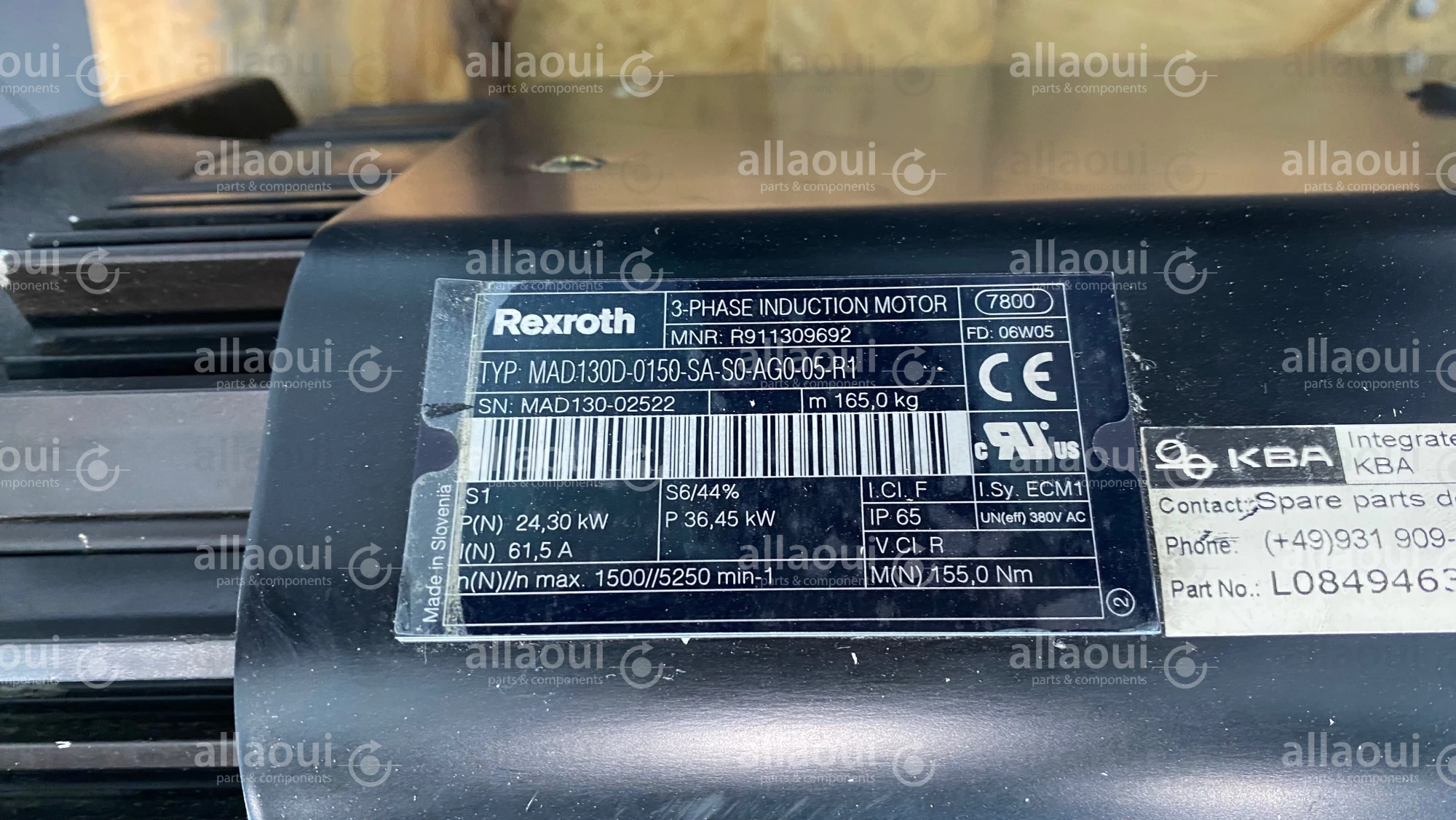 Bosch Rexroth Motor MAD130D-0150-SA-SO-AG0-05-R1 Bosch Rexroth Motor MAD130D-0150-SA-SO-AG0-05-R1