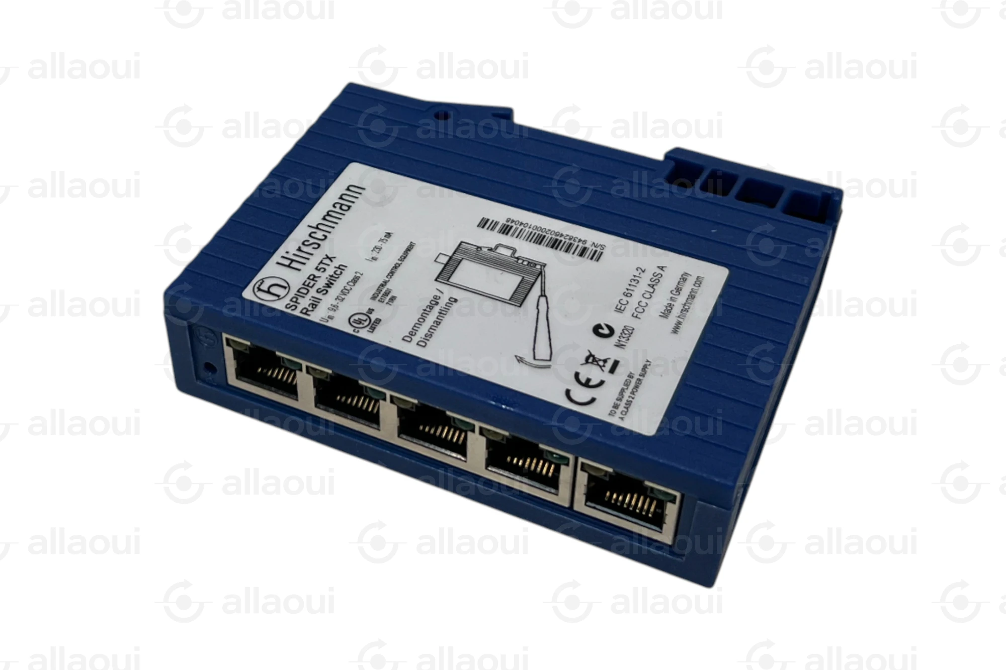Hirschmann SPIDER 5TX Unmanaged Ethernet Switch 5 Port RJ45 943824002