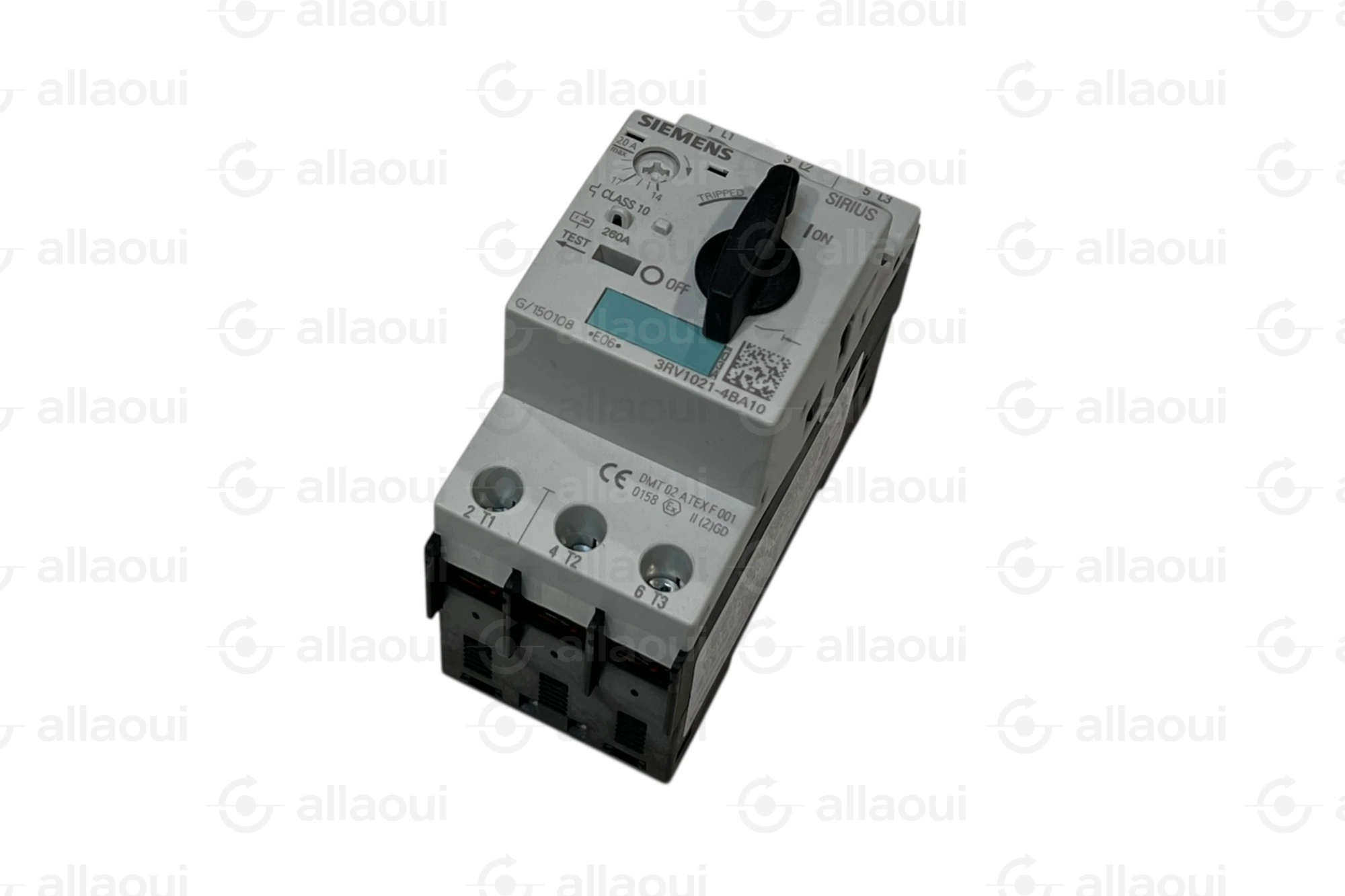 Siemens Motor Protection Circuit Breaker S0 14-20A 3RV1021-4BA10 Siemens Motor Protection Circuit Breaker S0 14-20A 3RV1021-4BA10