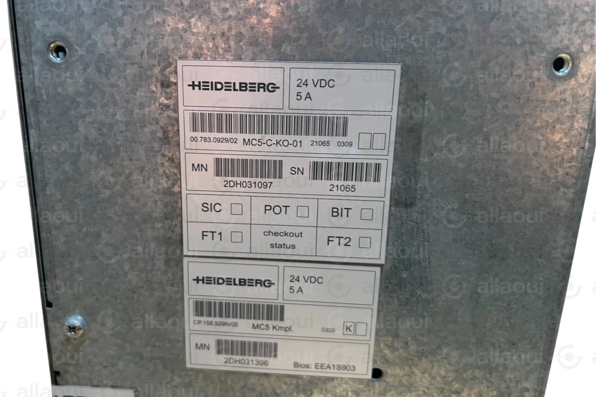 Heidelberg Computer MC5 complete MC5-C-KO-01 CP.158.929N/05 Heidelberg Computer MC5 complete MC5-C-KO-01 CP.158.929N/05