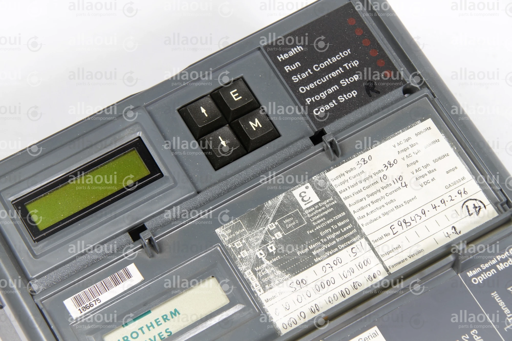 Eurotherm DC Drive PP3582 Eurotherm DC Drive PP3582