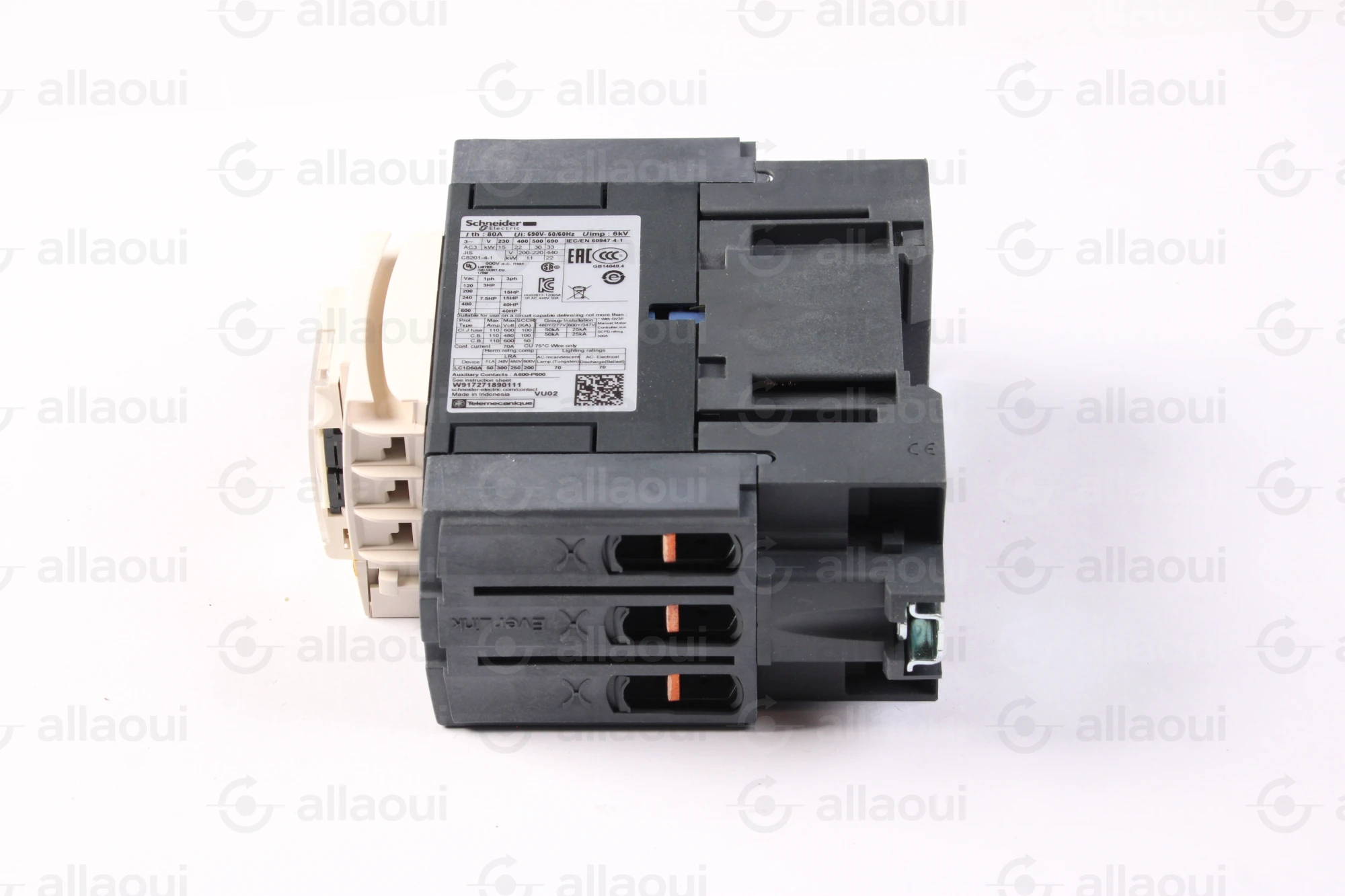 Schneider Electric Power Contactor LC1D50AP7