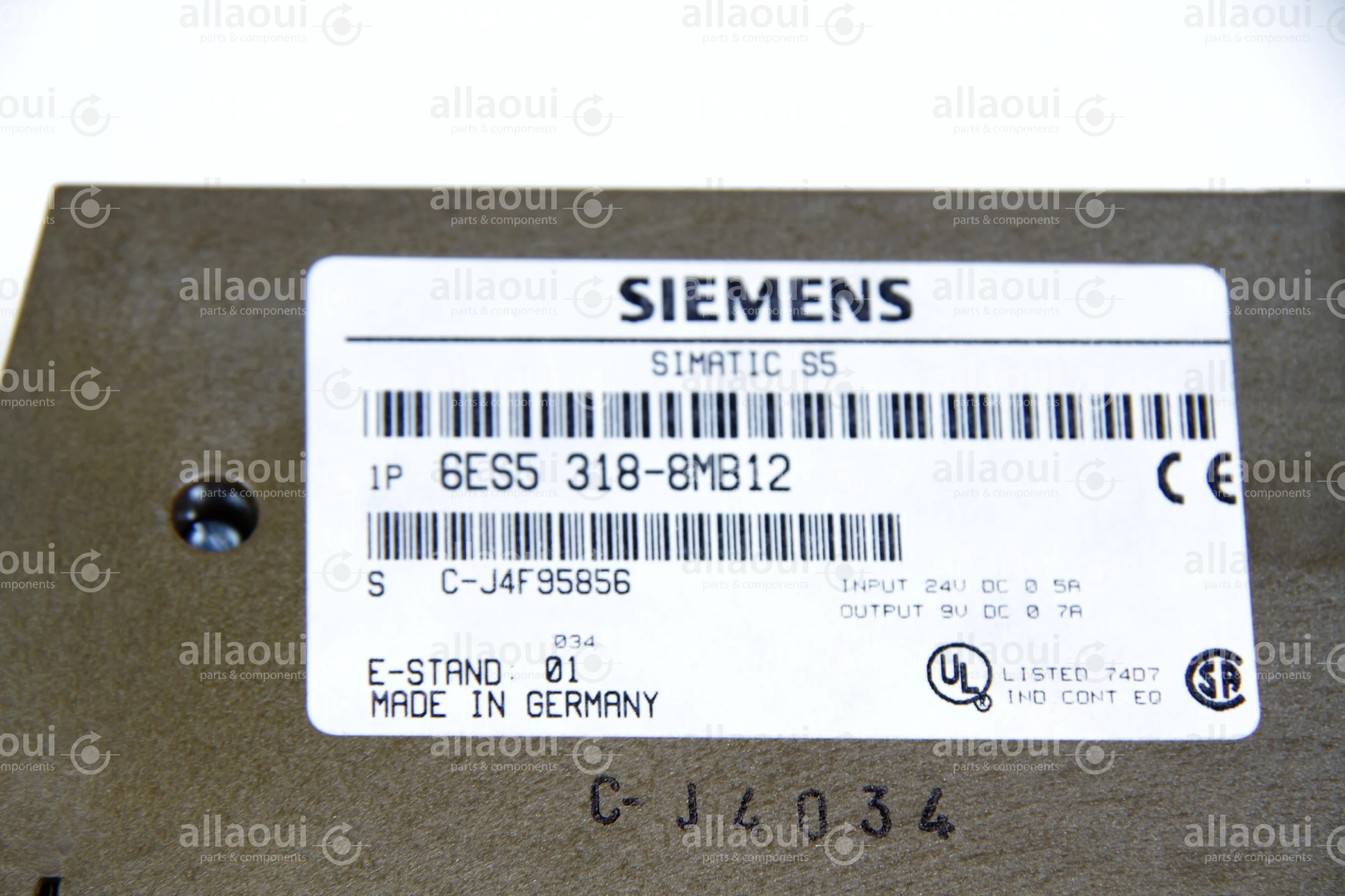 Siemens 6ES5 318-8MB12 6ES5 318-8MB12 Siemens 6ES5 318-8MB12 6ES5 318-8MB12