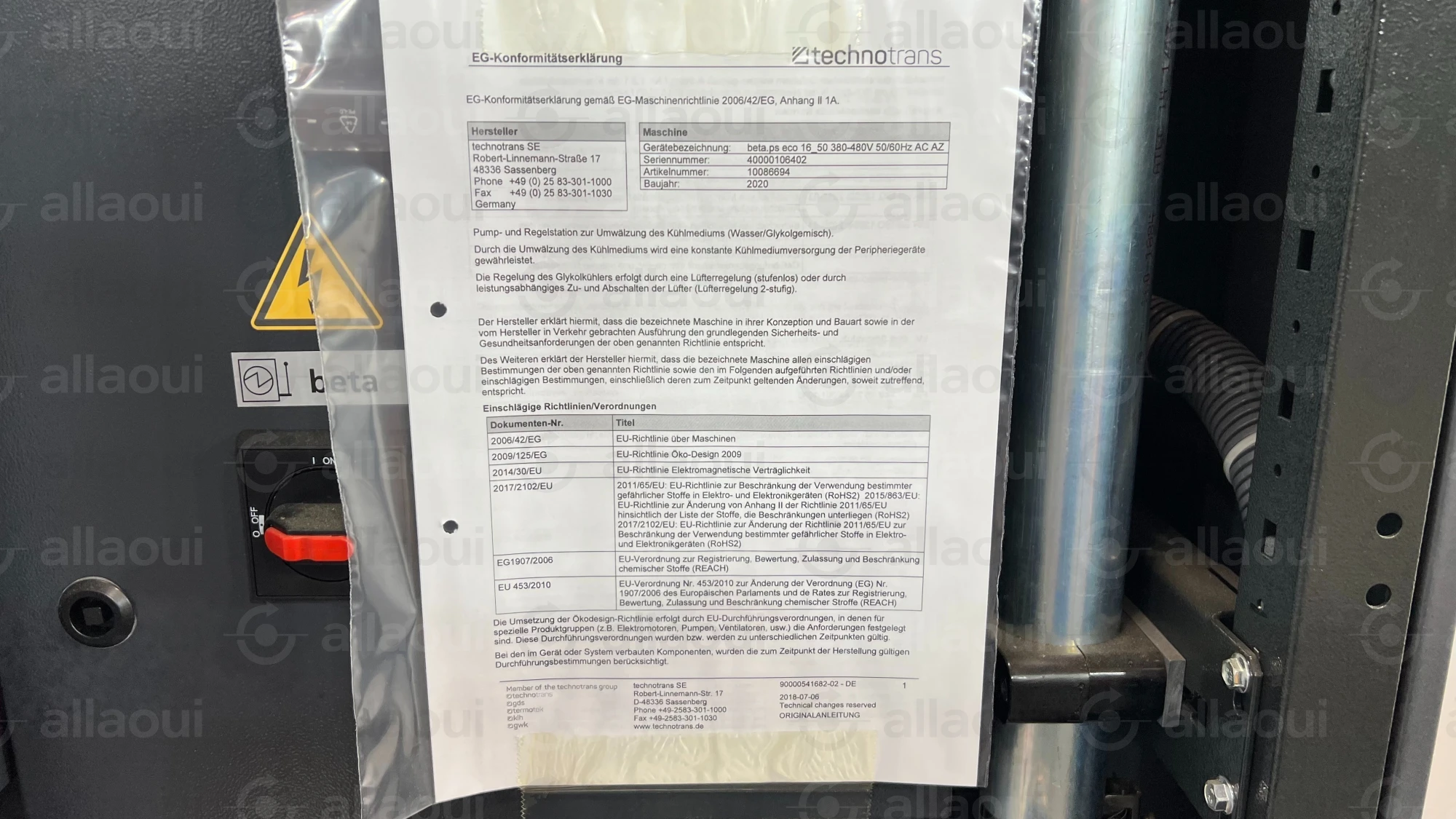 Technotrans Pumping Station beta.ps 16/50 beta.ps eco 16/50 Technotrans Pumping Station beta.ps 16/50 beta.ps eco 16/50