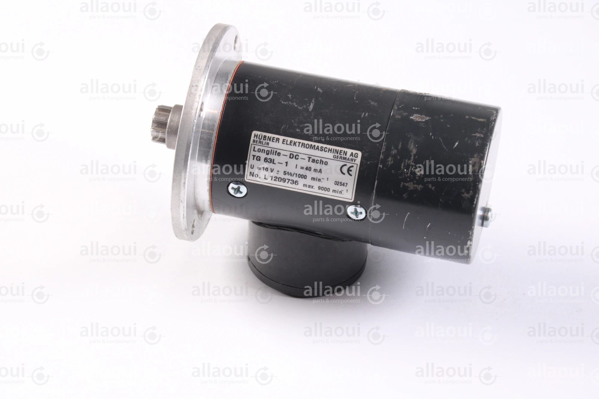 Hübner Elektromaschinen GmbH Tachogenerator TG 63L-1 L1209736 Hübner Elektromaschinen GmbH Tachogenerator TG 63L-1 L1209736