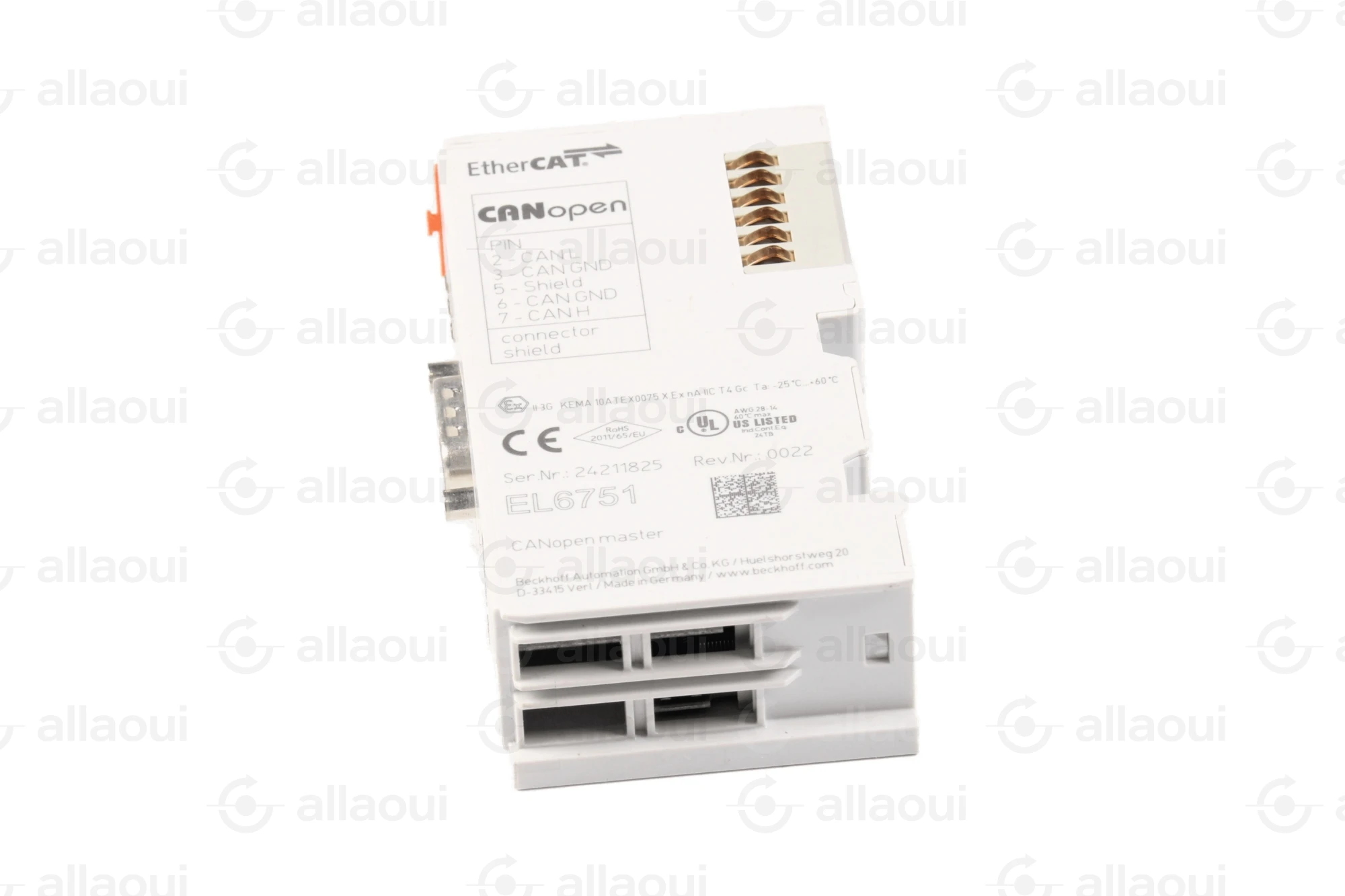 Beckhoff CANopen-Master EL6751 Beckhoff CANopen-Master EL6751