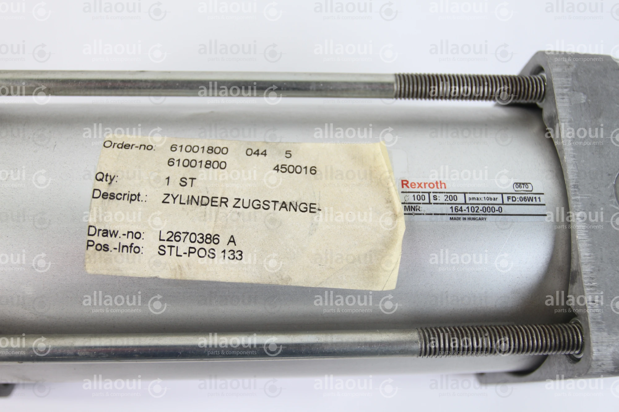 Norgren Pneumatic Cylinder 162-102-000-00 Norgren Pneumatic Cylinder 162-102-000-00