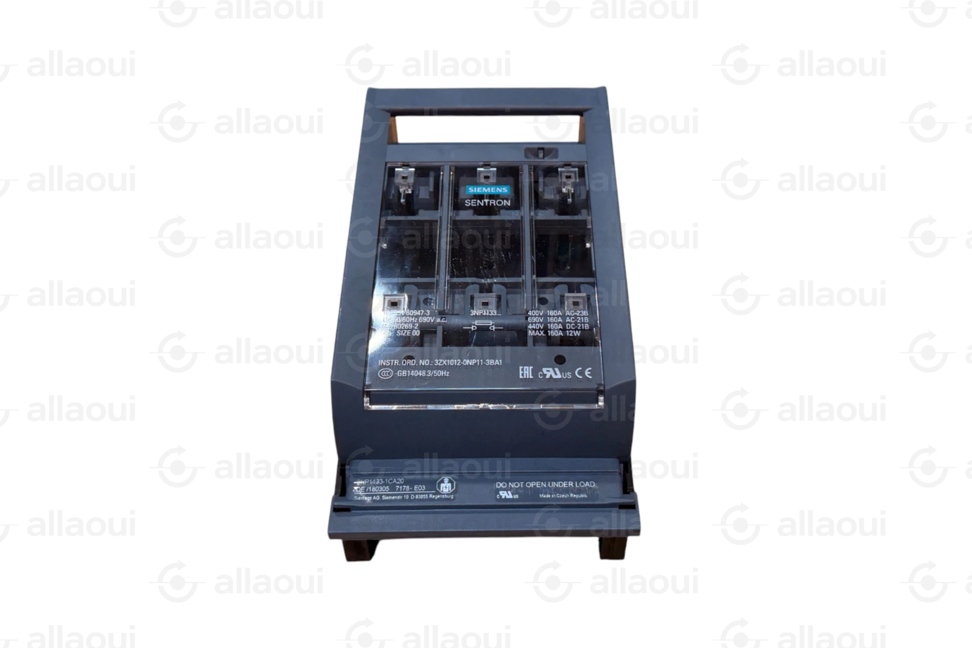 Siemens Fuse Switch Disconnector 3-pole NH00 160A 3NP1133-1CA20 Siemens Fuse Switch Disconnector 3-pole NH00 160A 3NP1133-1CA20