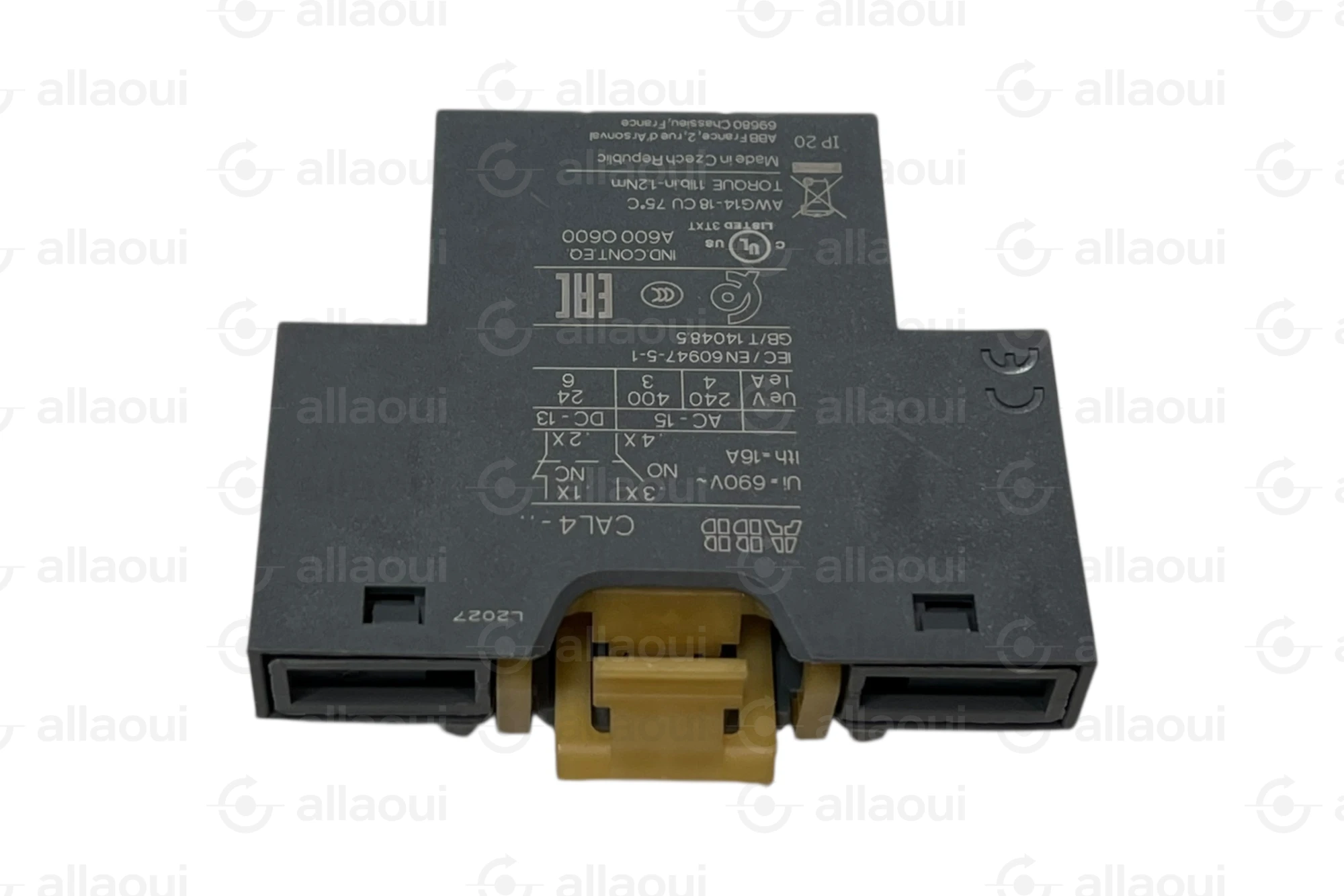 ABB Auxiliary Contact Block 1NO 1NC Side Mount CAL4-11