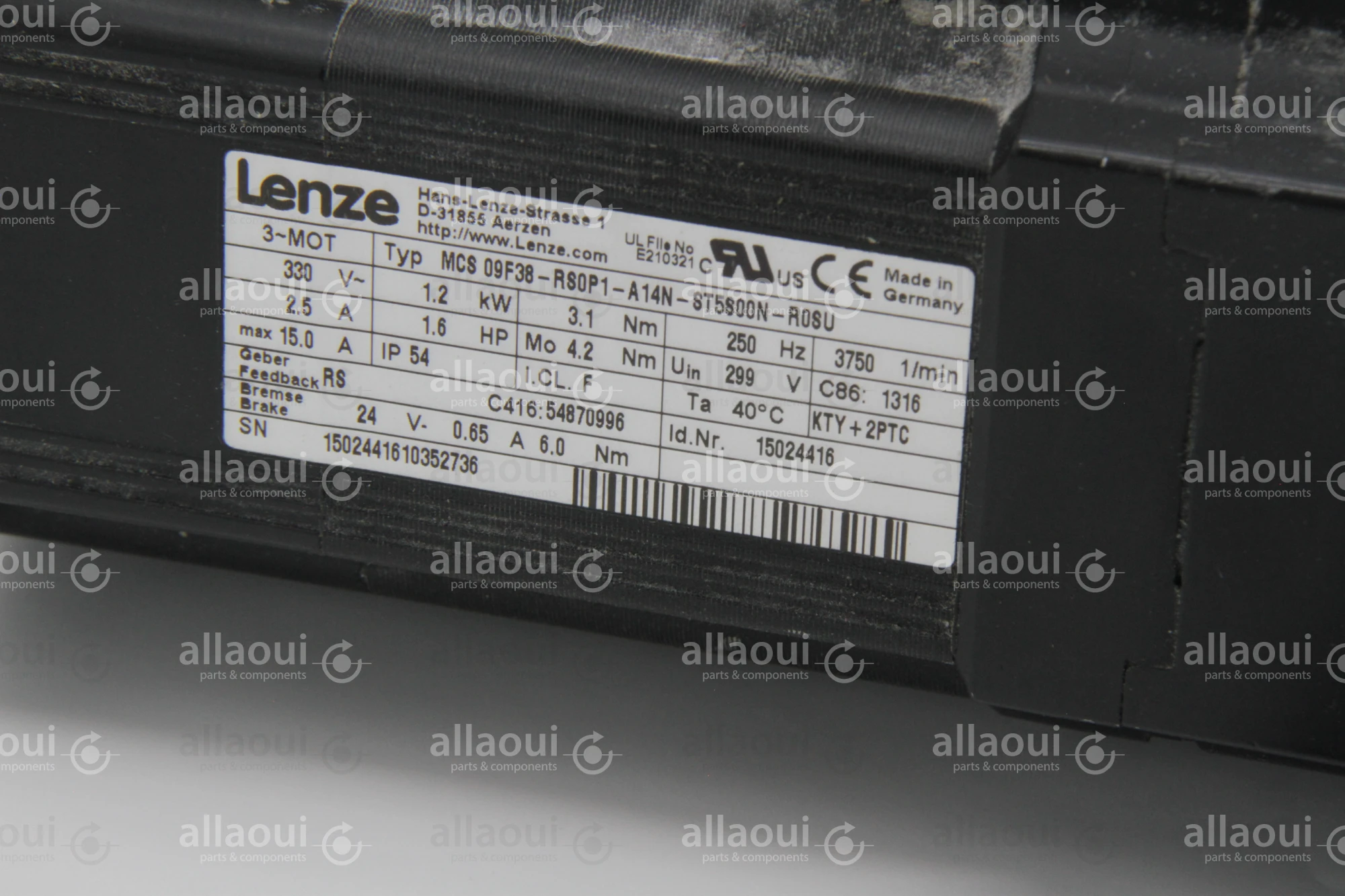Lenze Motor Lenze MCS09F38RS0P1A14NST5S00NR0SU Lenze Motor Lenze MCS09F38RS0P1A14NST5S00NR0SU