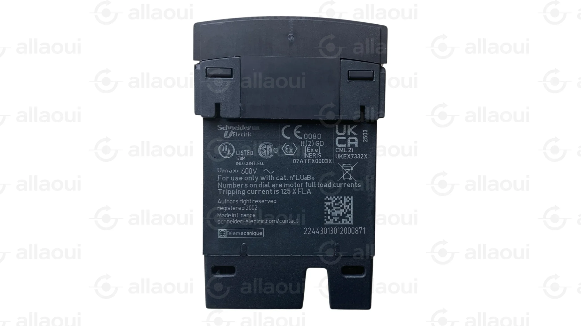 Schneider Electric Motor Protection Switch LUCA 1.25-5A 110-240V AC/DC Class 10 LUCA05FU