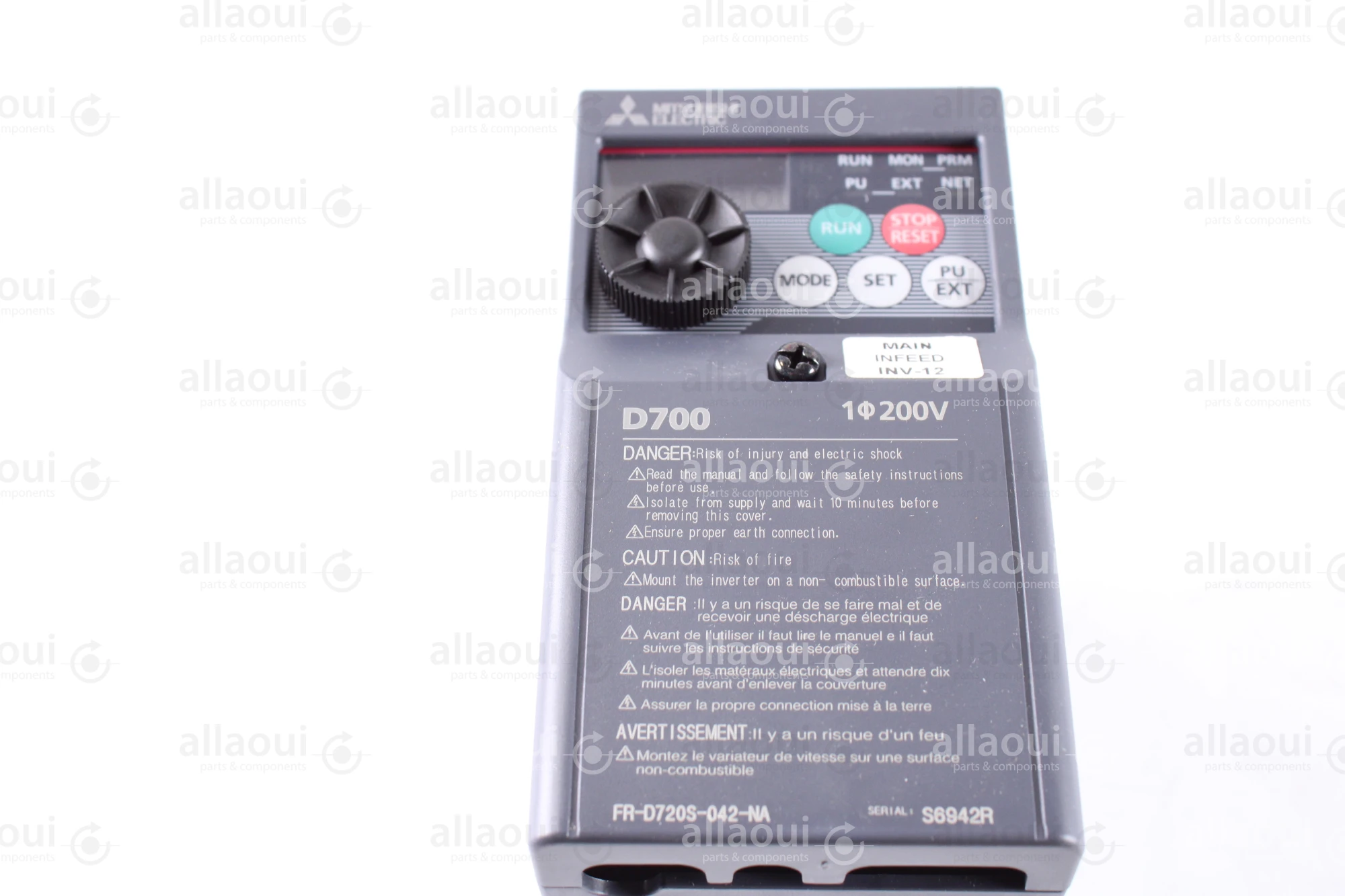 Mitsubishi Electric Compact Inverter FR-D720S-042-NA Mitsubishi Electric Compact Inverter FR-D720S-042-NA