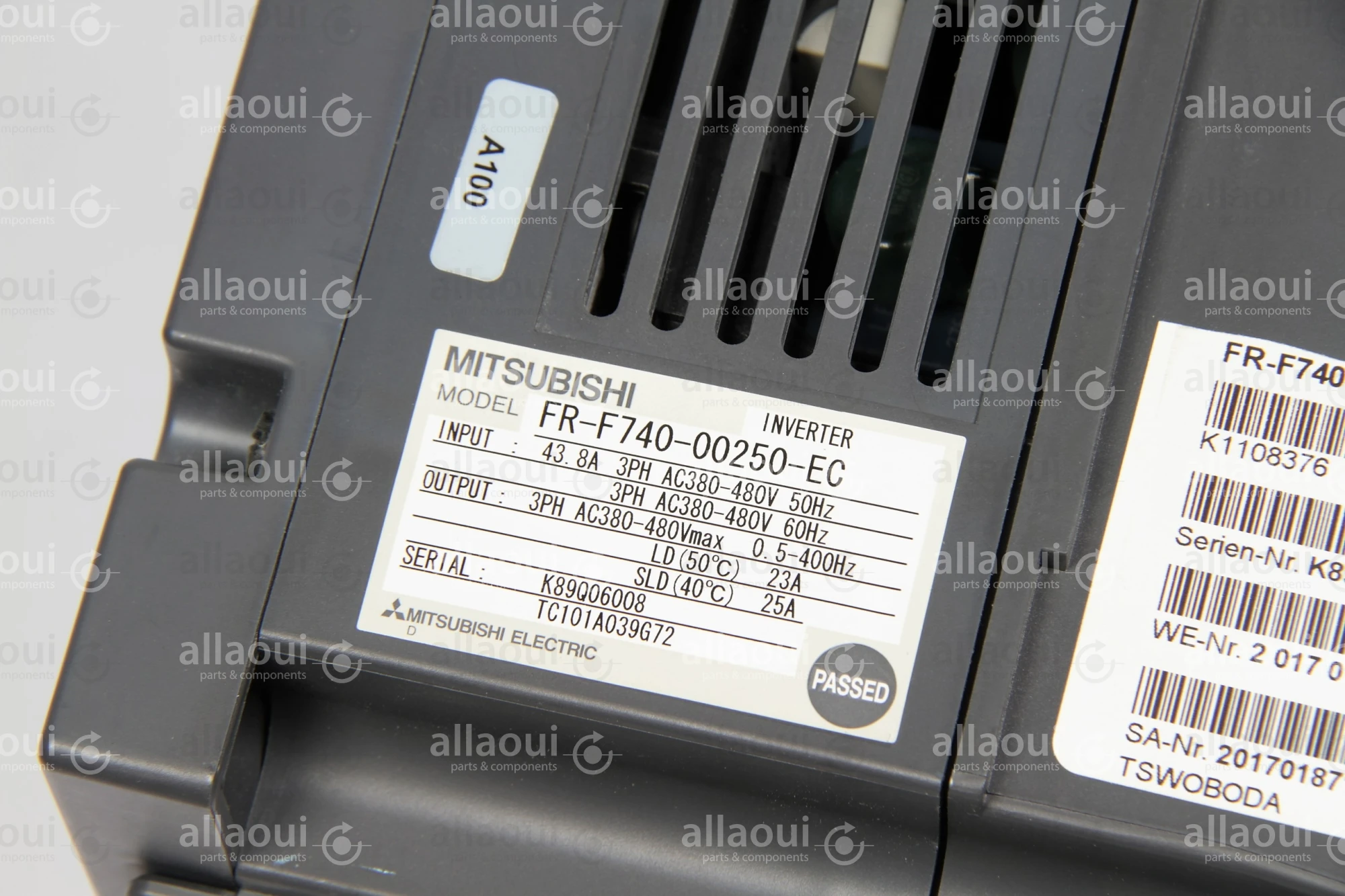 Mitsubishi Electric Frequency Converter FR-F740-00250-EC Mitsubishi Electric Frequency Converter FR-F740-00250-EC