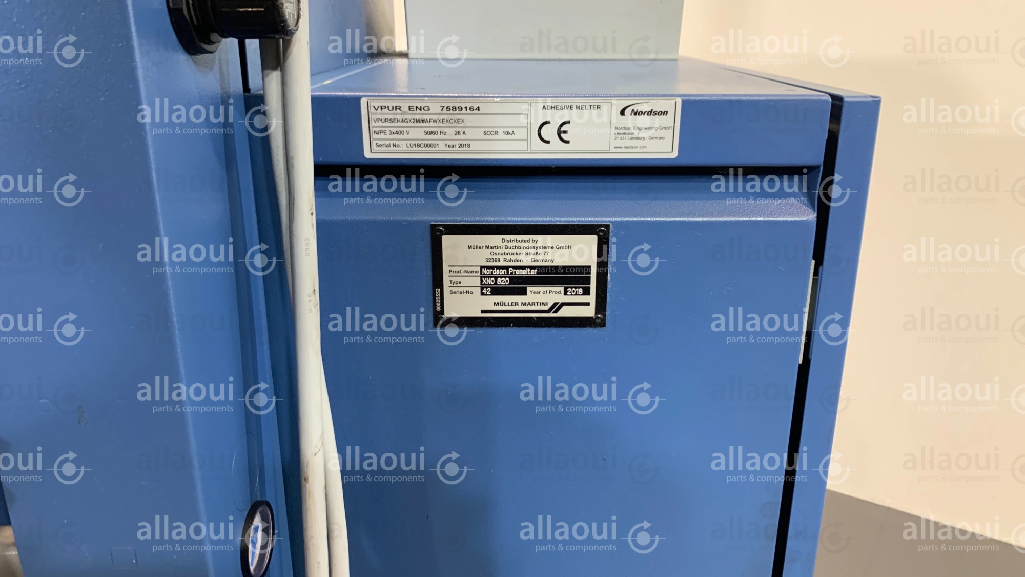 Nordson Premelter PUR Spine Glue XNO 820 Nordson Premelter PUR Spine Glue XNO 820