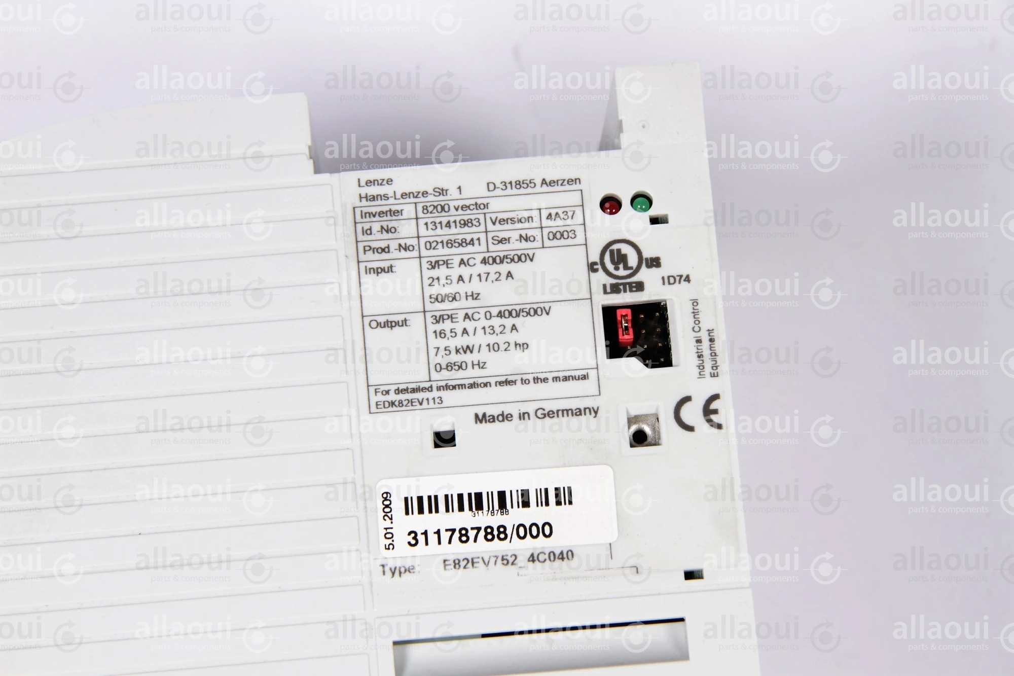 Lenze Frequency Converter E82EV752_4C040 Lenze Frequency Converter E82EV752_4C040