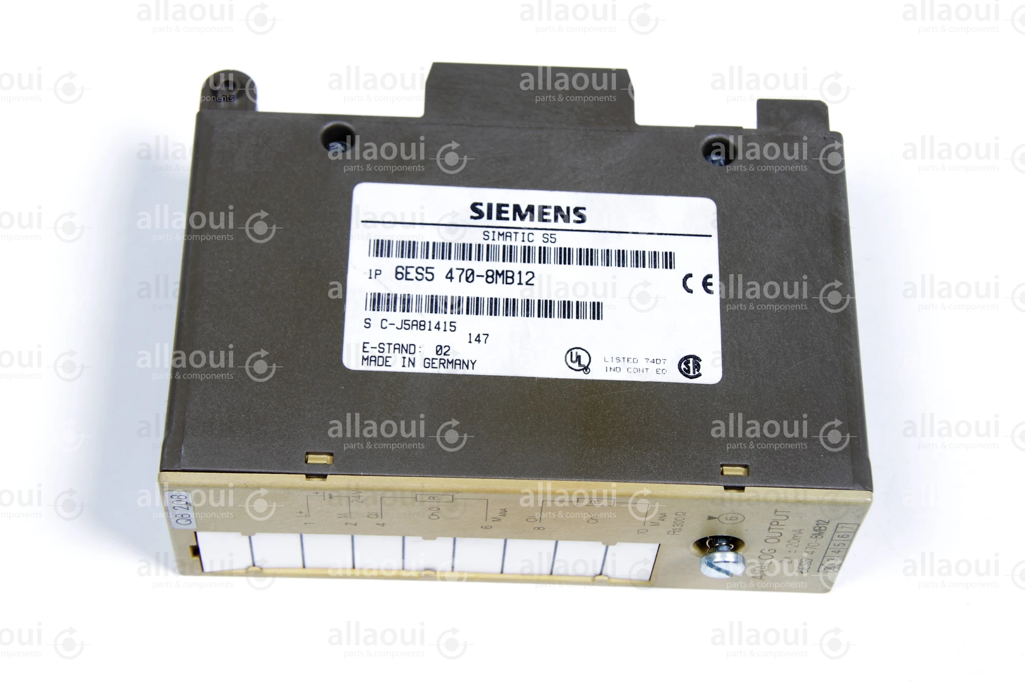 Siemens Analog Output 6ES5 470-8MB12 E-Stand:02 Siemens Analog Output 6ES5 470-8MB12 E-Stand:02