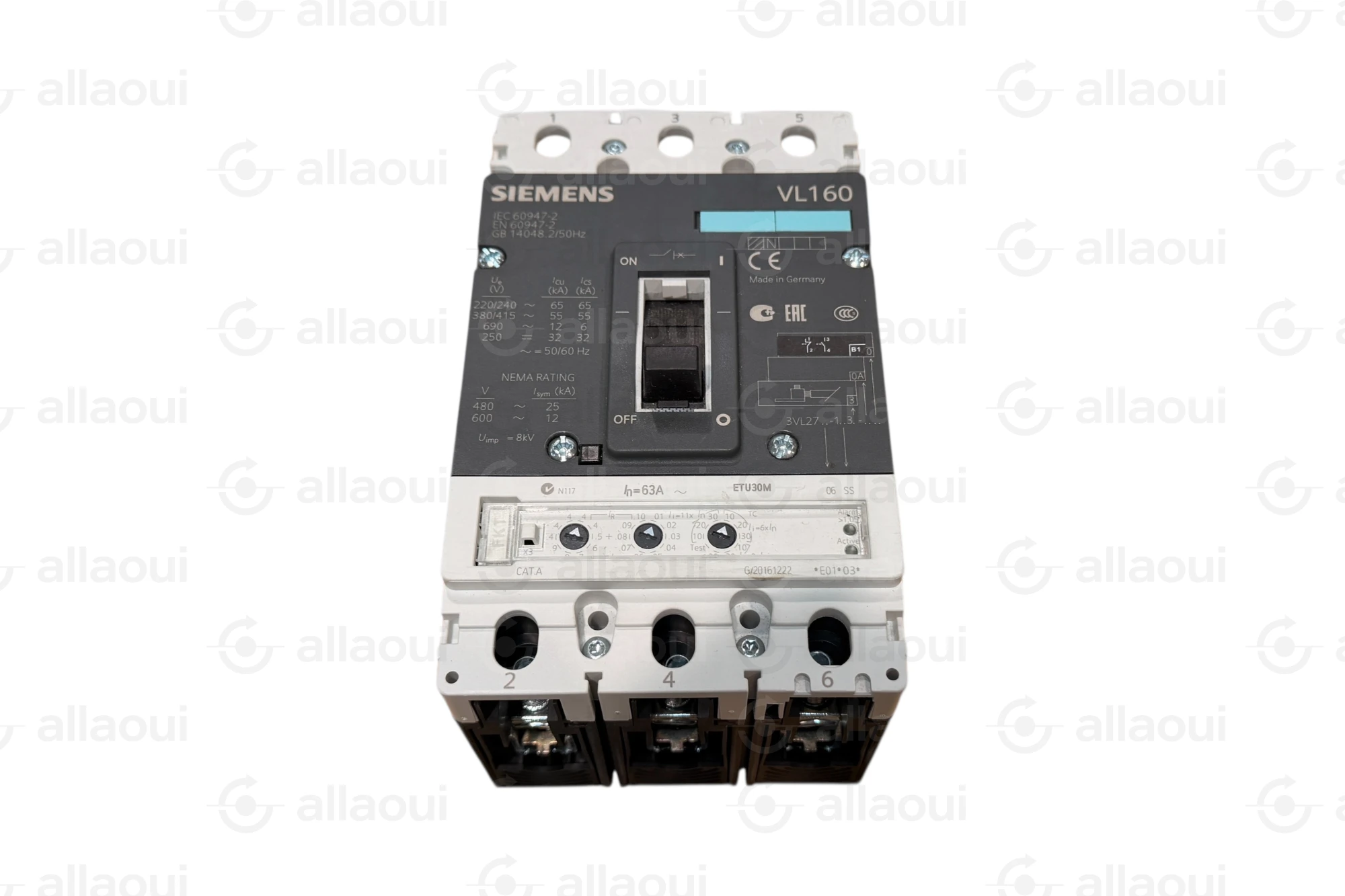 Siemens Circuit breaker 3VL2706-1SS33-0AB1 Siemens Circuit breaker 3VL2706-1SS33-0AB1