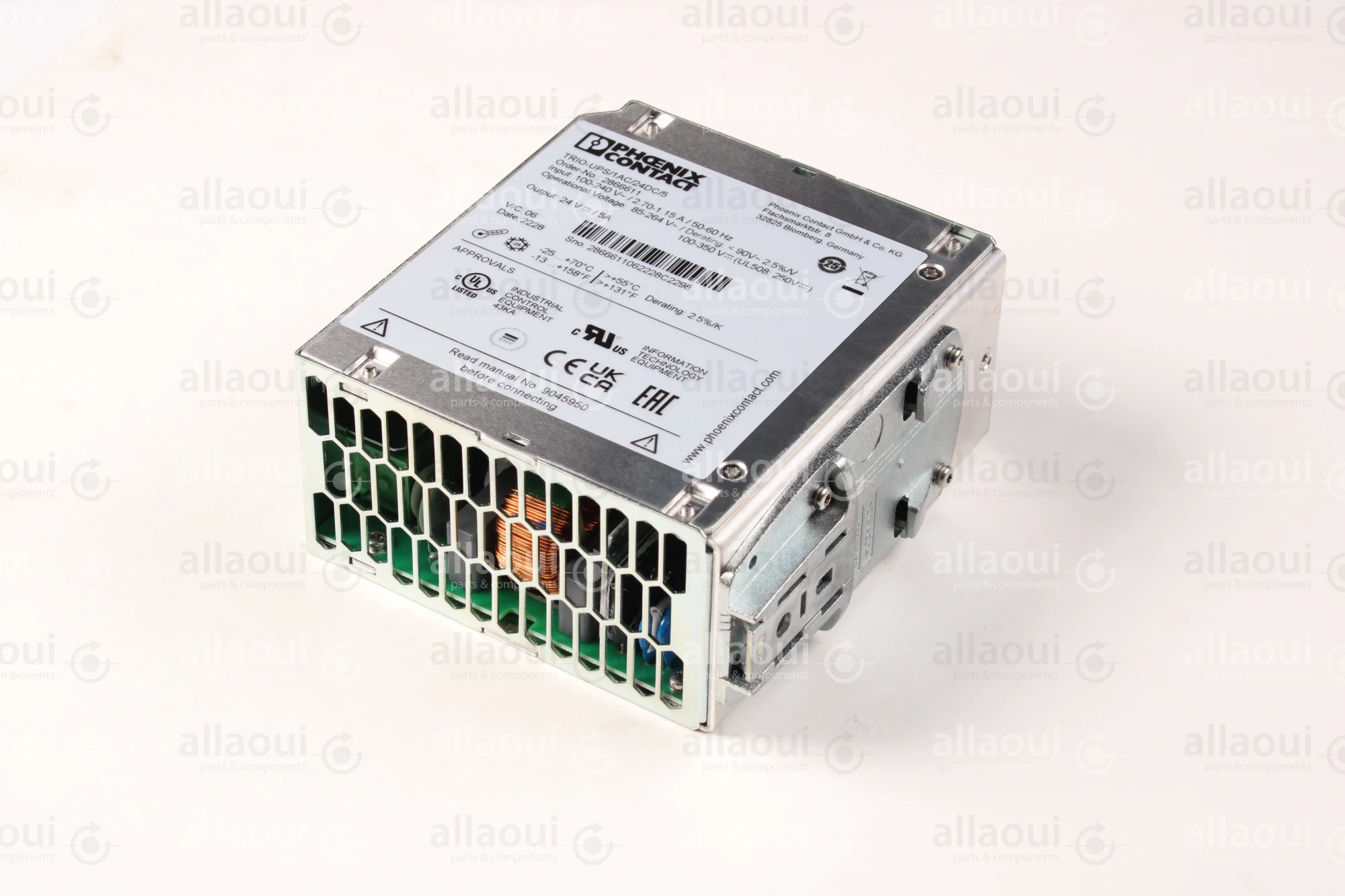 Phoenix Contact Power Supply TRIO-UPS/1AC/24DC/ 5 Phoenix Contact Power Supply TRIO-UPS/1AC/24DC/ 5