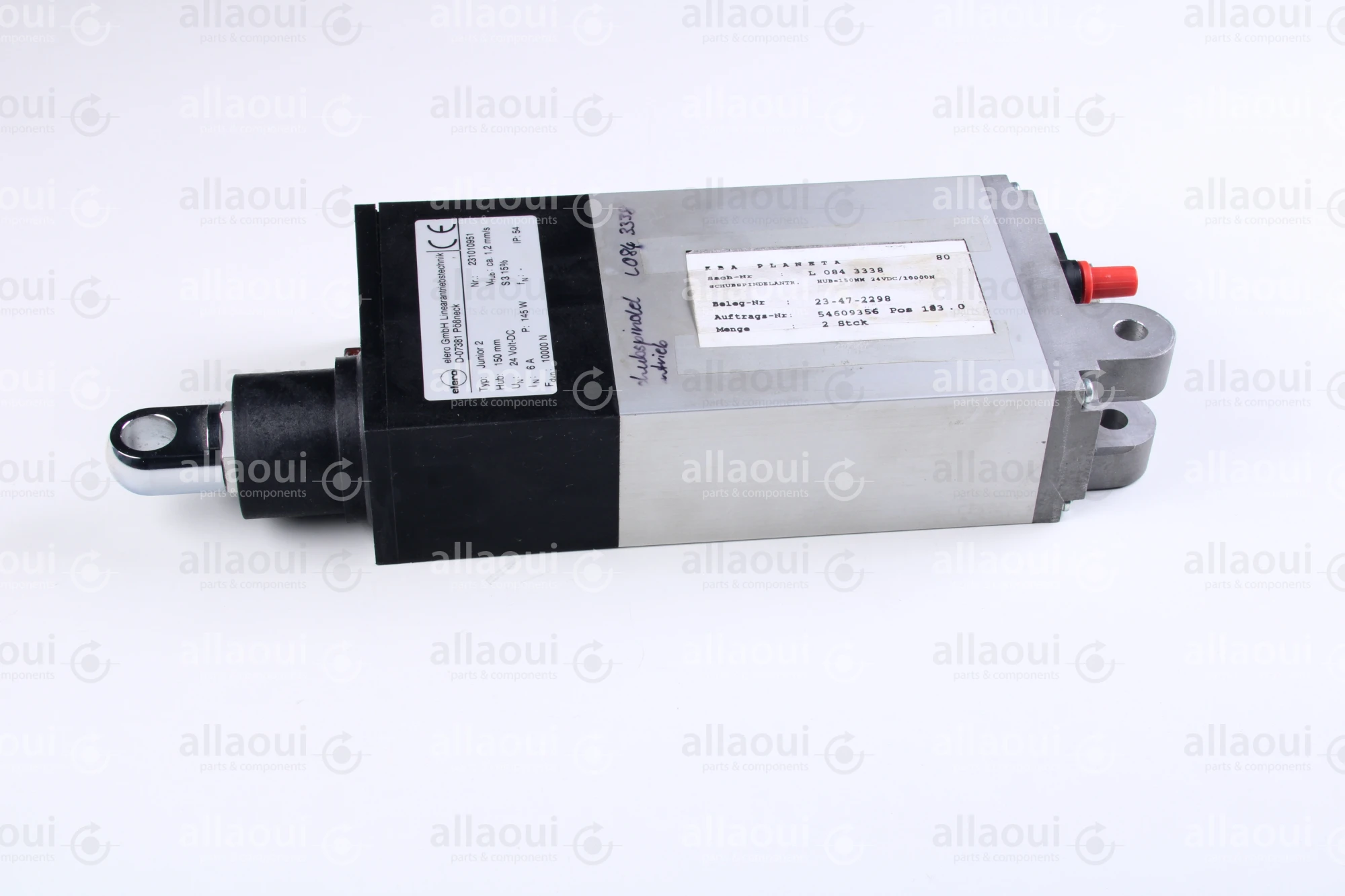 Elero Linear actuator Junior 2 Hub 150 mm 231010951 Elero Linear actuator Junior 2 Hub 150 mm 231010951