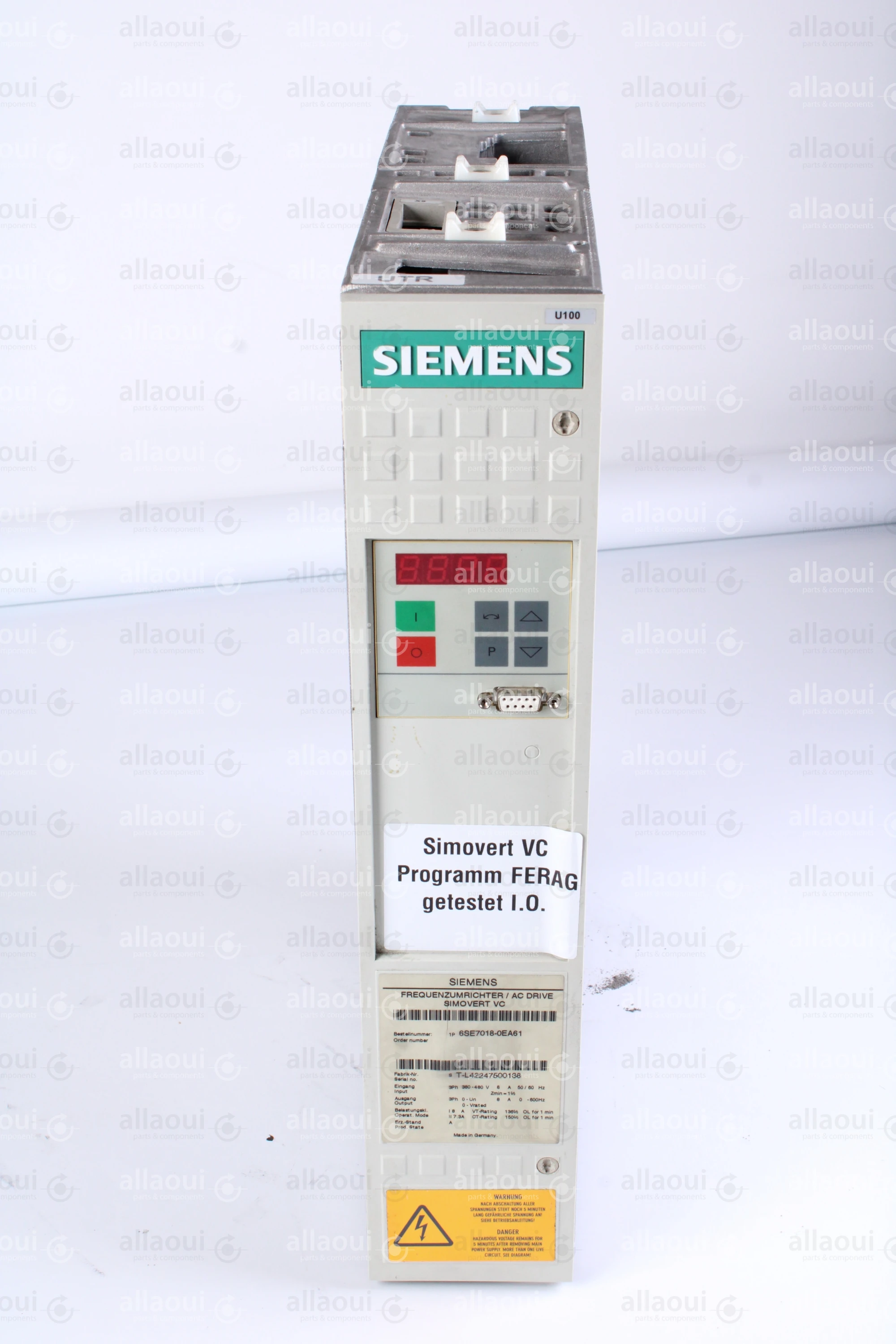 Siemens Frequency Converter 1P-6SE7018-0EA61 Siemens Frequency Converter 1P-6SE7018-0EA61