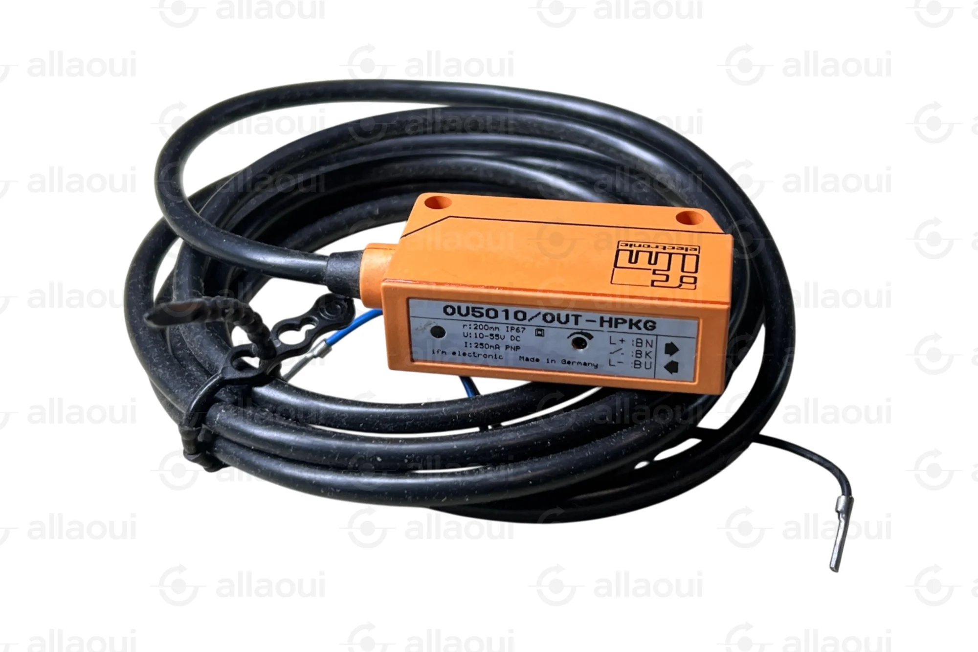 IFM Reflex-Reflective Sensor 10-55VDC 200mm PNP OU5010 IFM Reflex-Reflective Sensor 10-55VDC 200mm PNP OU5010