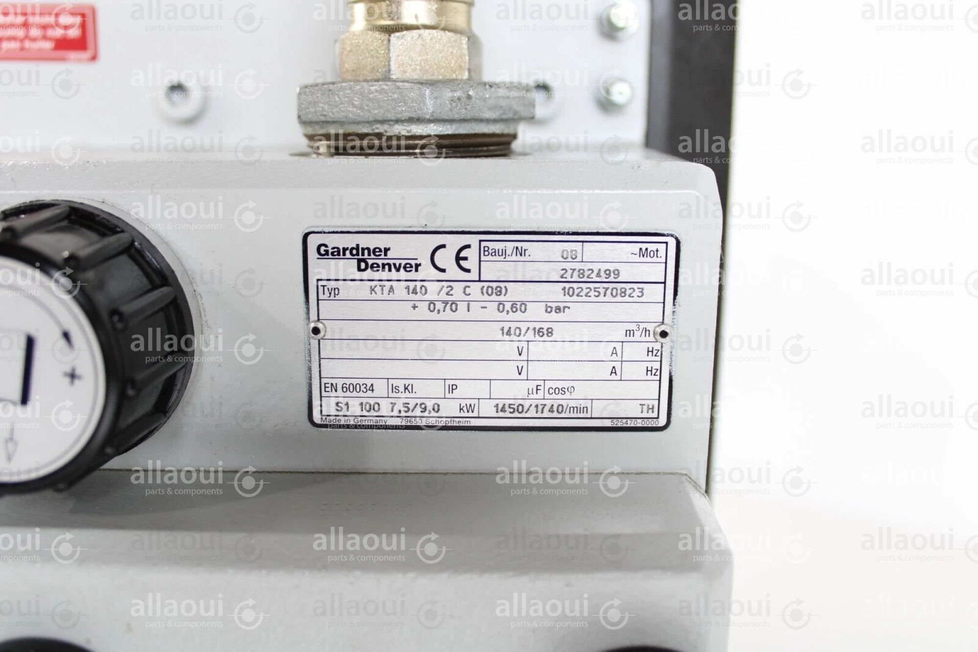 Gardner Denver Pump KTA 140/2C (08) Gardner Denver Pump KTA 140/2C (08)