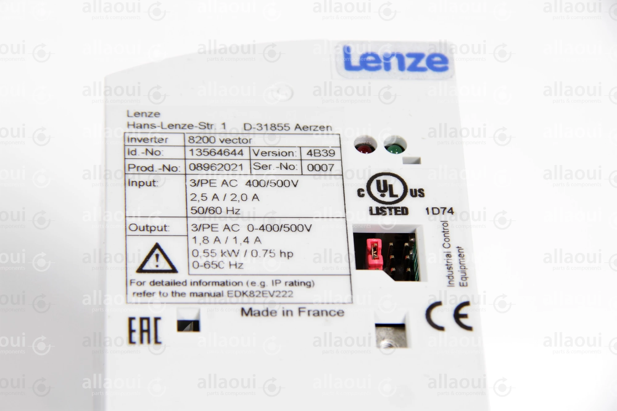 Lenze Frequency Converter 8200 Vector E82EV551K4C Lenze Frequency Converter 8200 Vector E82EV551K4C