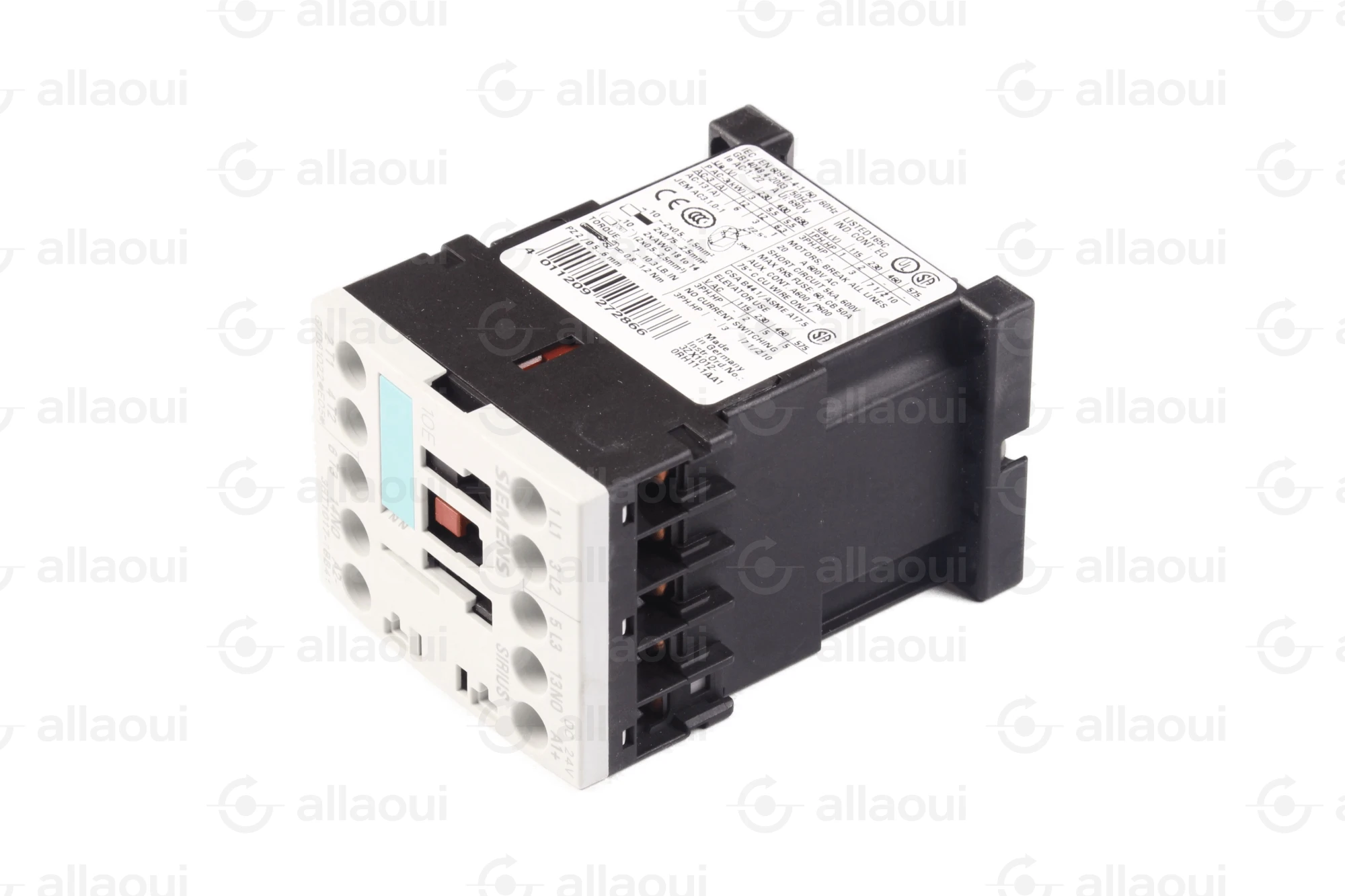 Siemens Contactor 3RT1017-1BB41