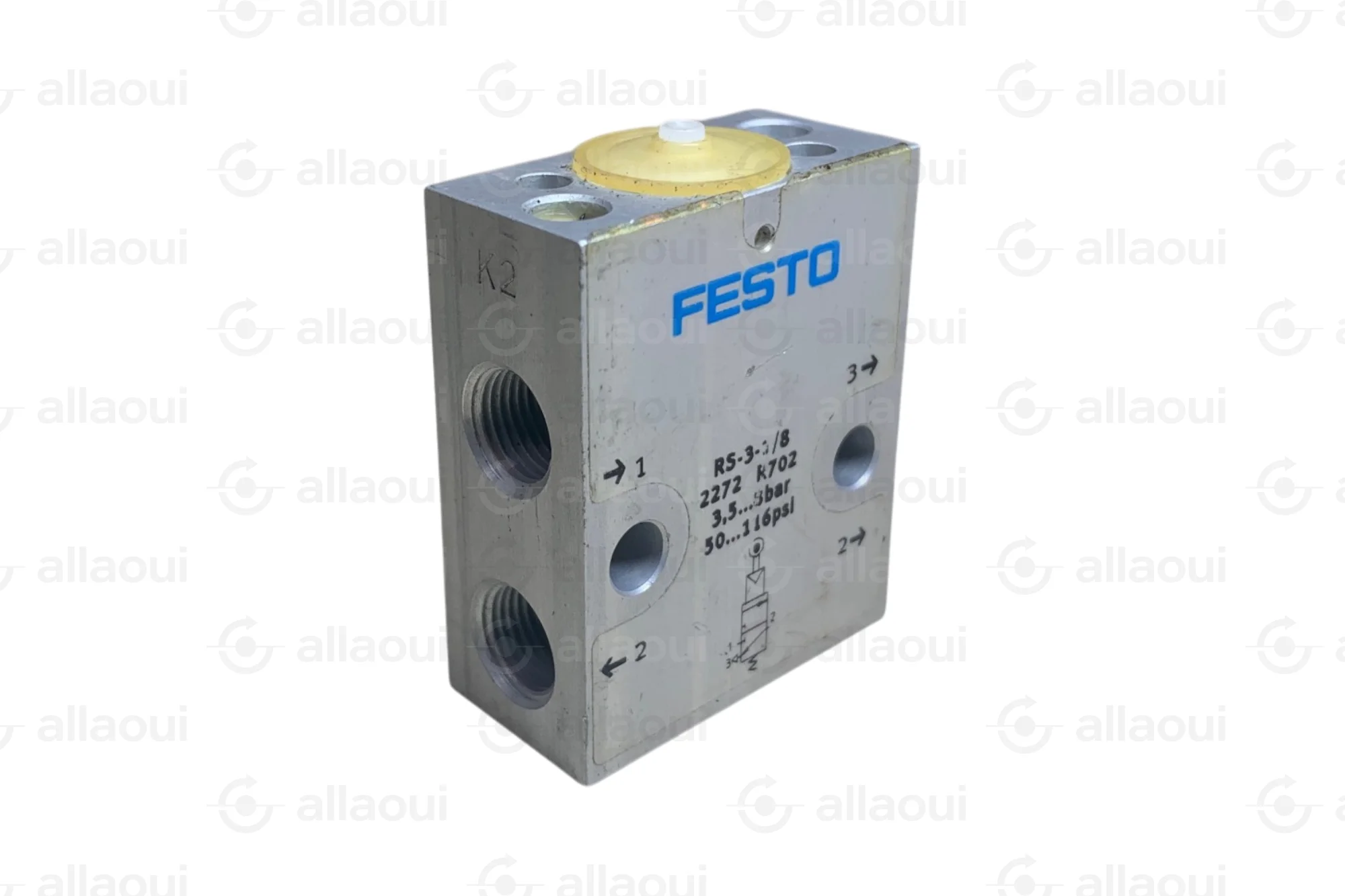 Festo Mechanical Valve Roller Lever 3/2 Way Monostable G1/8 RS-3-1/8 Festo Mechanical Valve Roller Lever 3/2 Way Monostable G1/8 RS-3-1/8