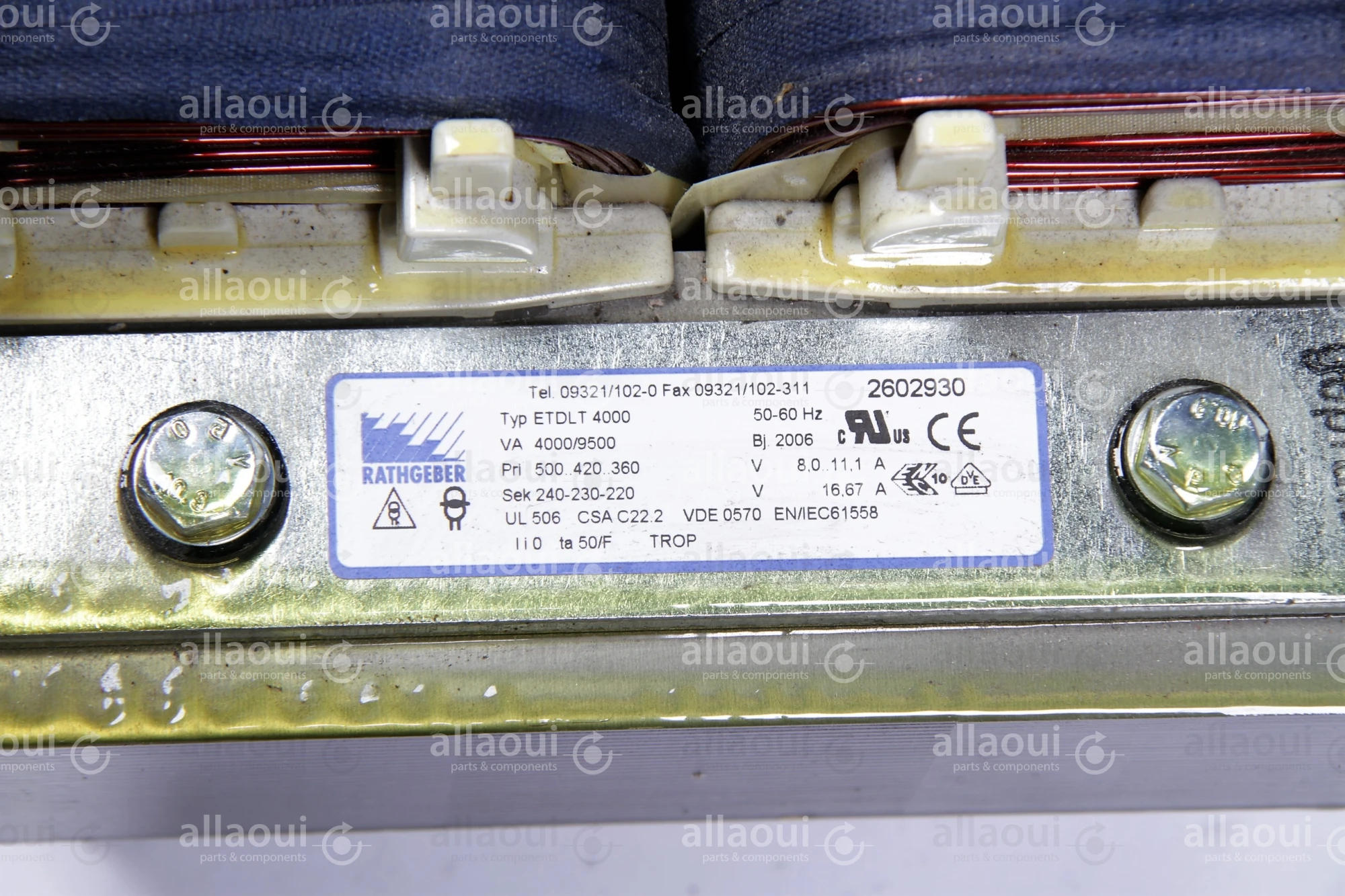 Koenig & Bauer (KBA) Transformator L0848121 Koenig & Bauer (KBA) Transformator L0848121