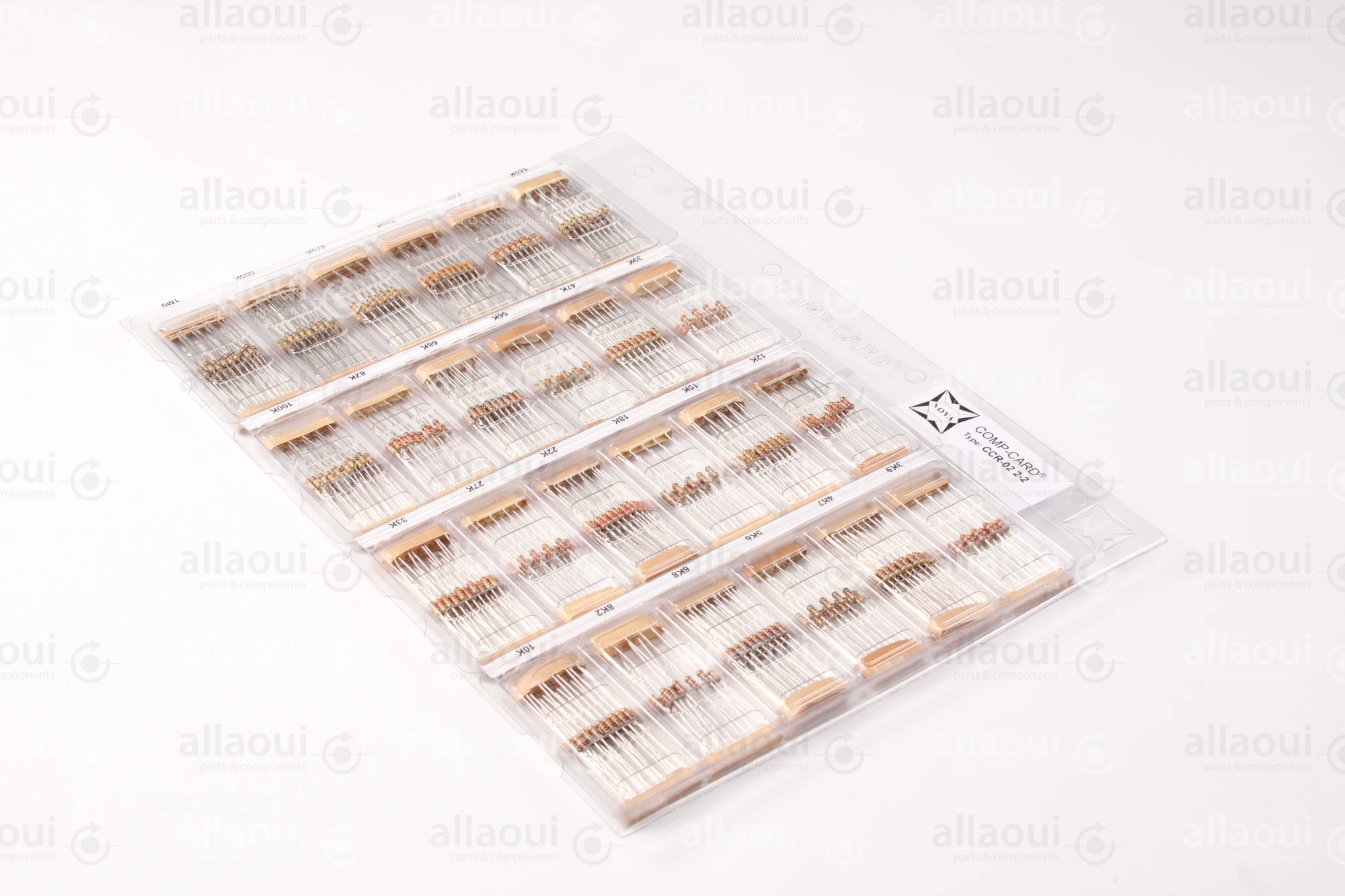 Nova Comp-Card Carbon Film Resistors CCR-02 2-2 Nova Comp-Card Carbon Film Resistors CCR-02 2-2
