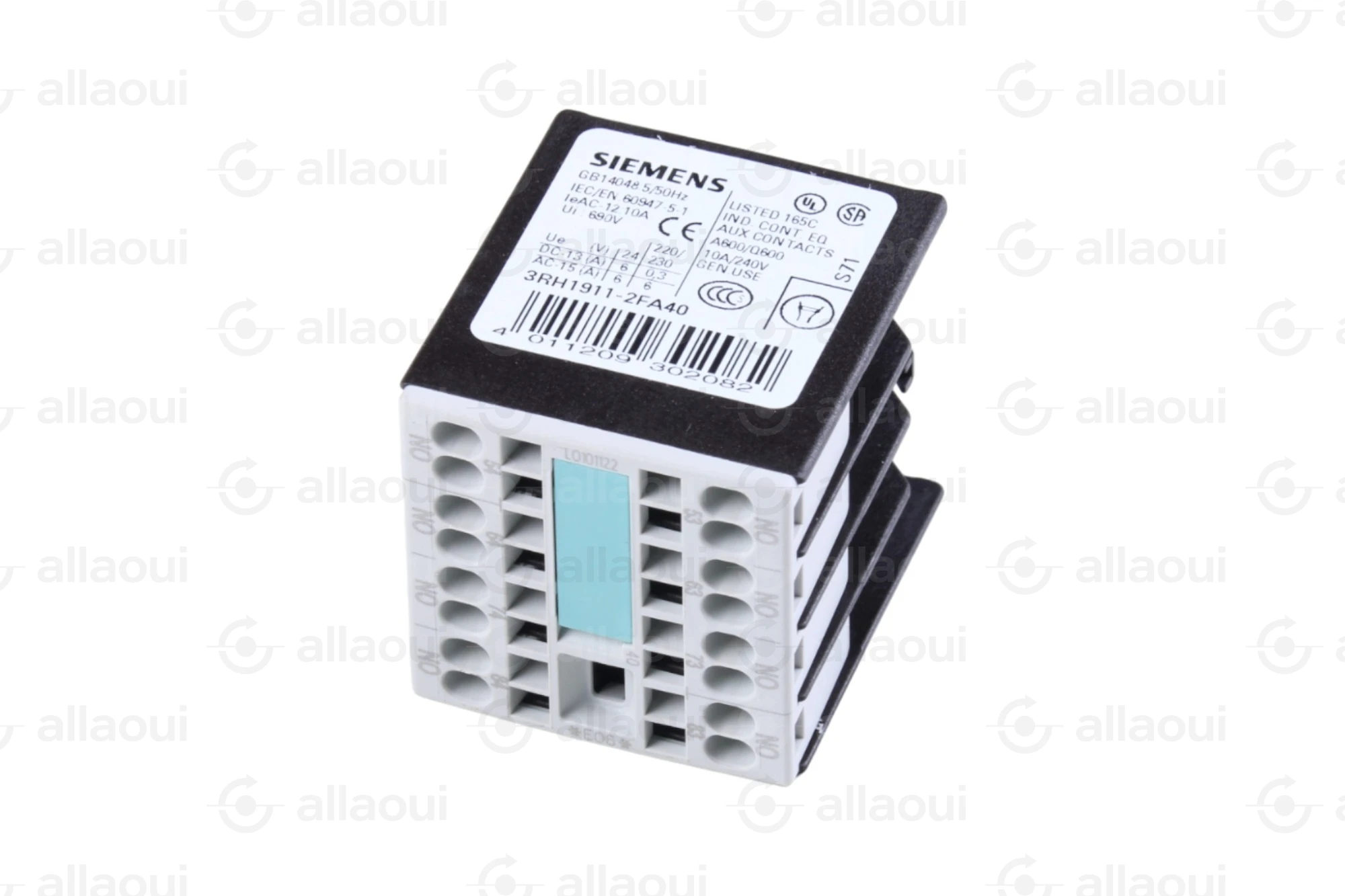 Siemens Auxiliary contact block 3RH1911-2FA40