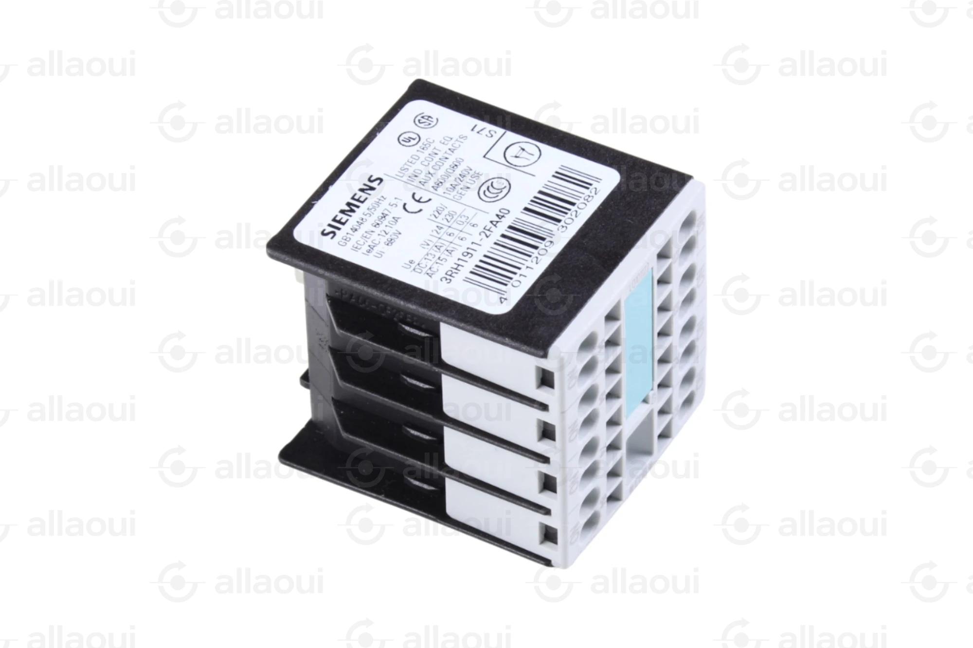 Siemens Auxiliary contact block 3RH1911-2FA40