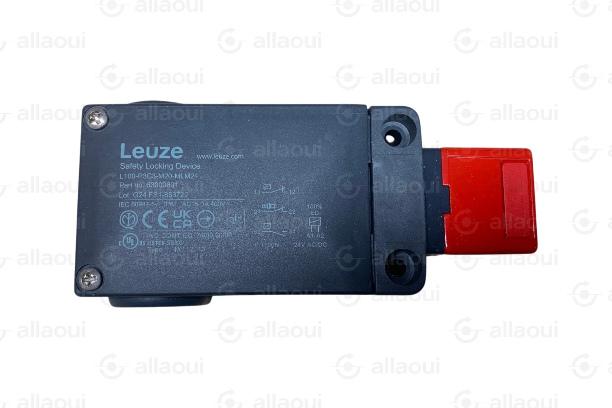 Leuze Electronic Safety Locking Device L100 Series L100-P3C3-M20-MLM24